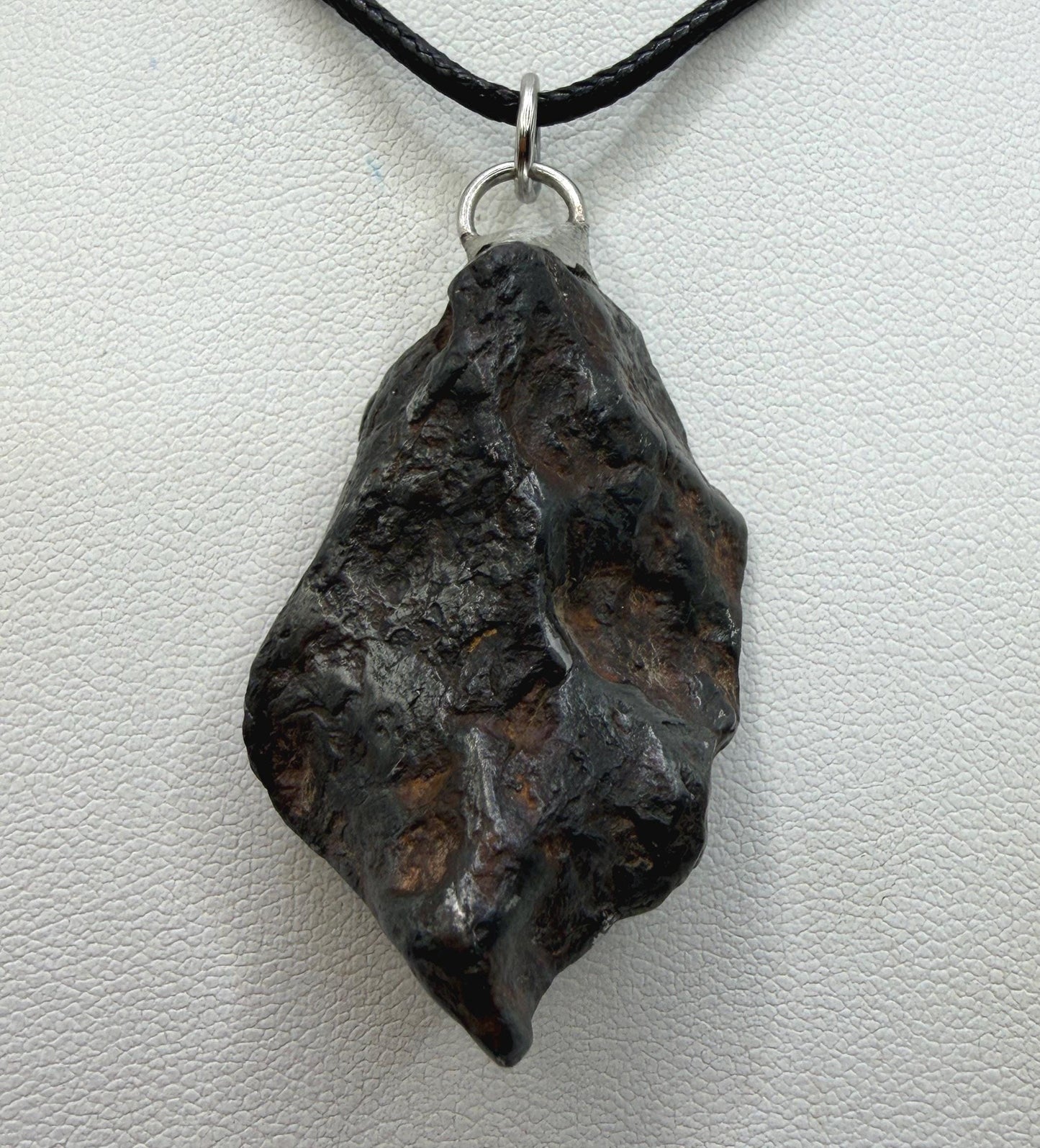 Canyon Diablo Iron Meteorite Pendant: Arizona Space Gift, 36.49g