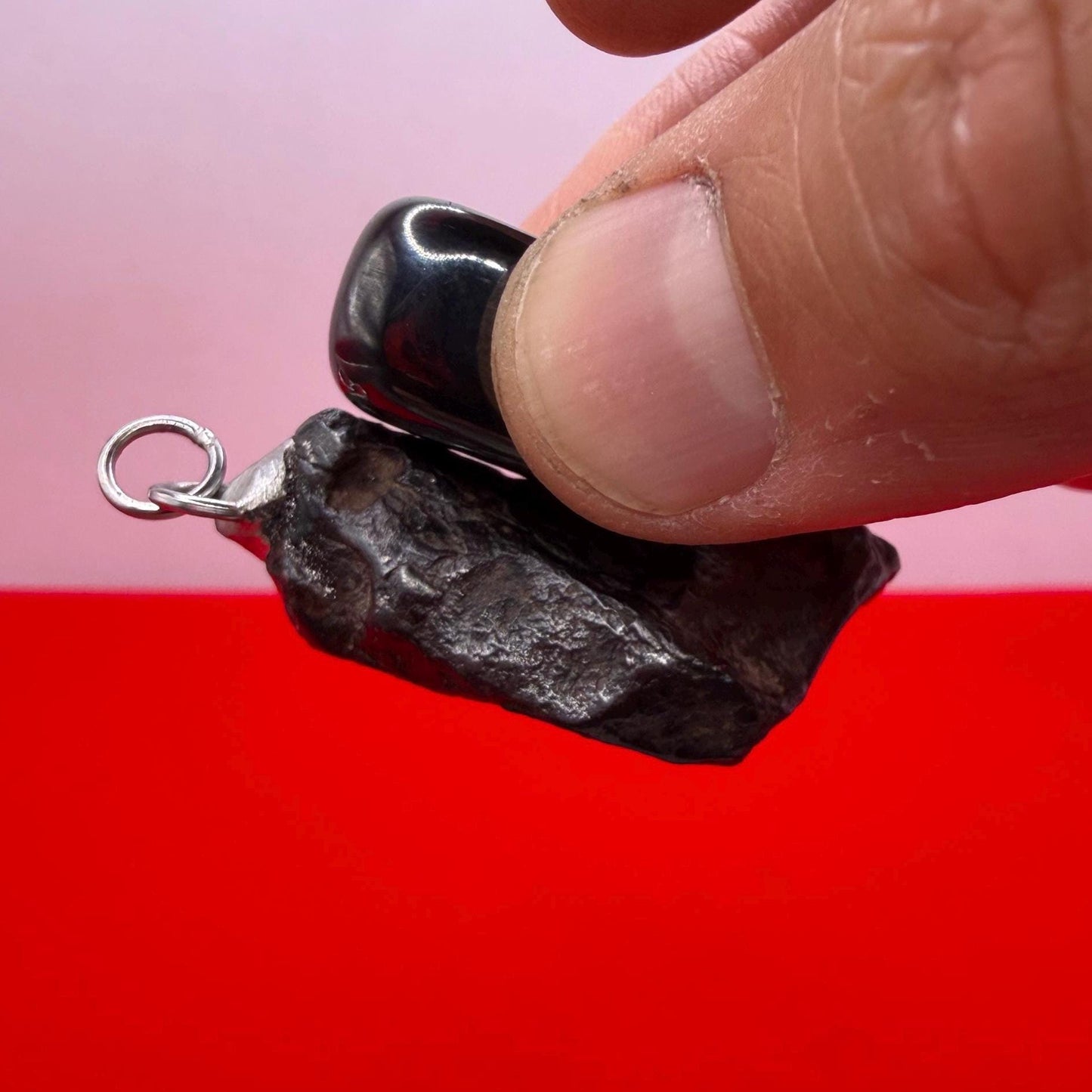 Canyon Diablo Iron Meteorite Pendant: Arizona Space Gift, 36.49g