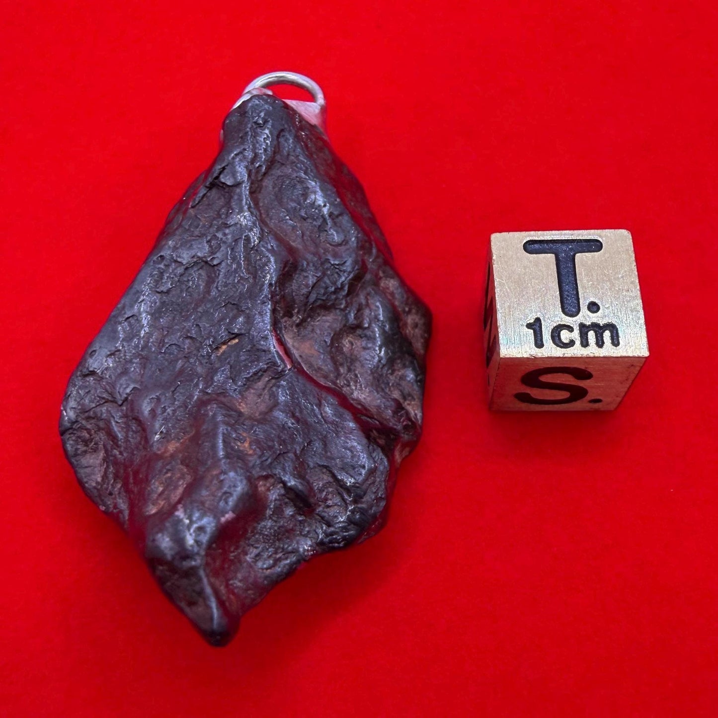 Canyon Diablo Iron Meteorite Pendant: Arizona Space Gift, 36.49g