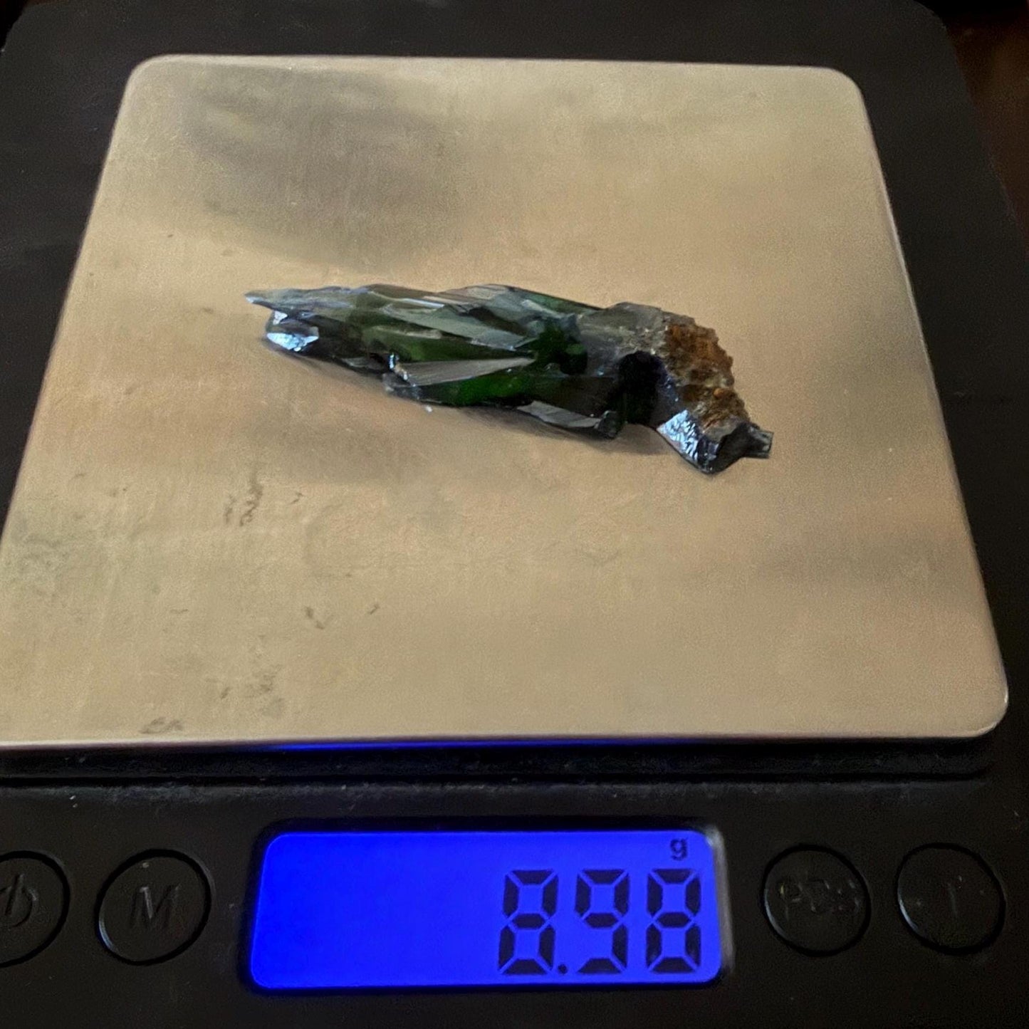 Rare Brazilian Vivianite Crystal: Reiki Energy Stone, Collector's Gem, 8.98g/44.9ct