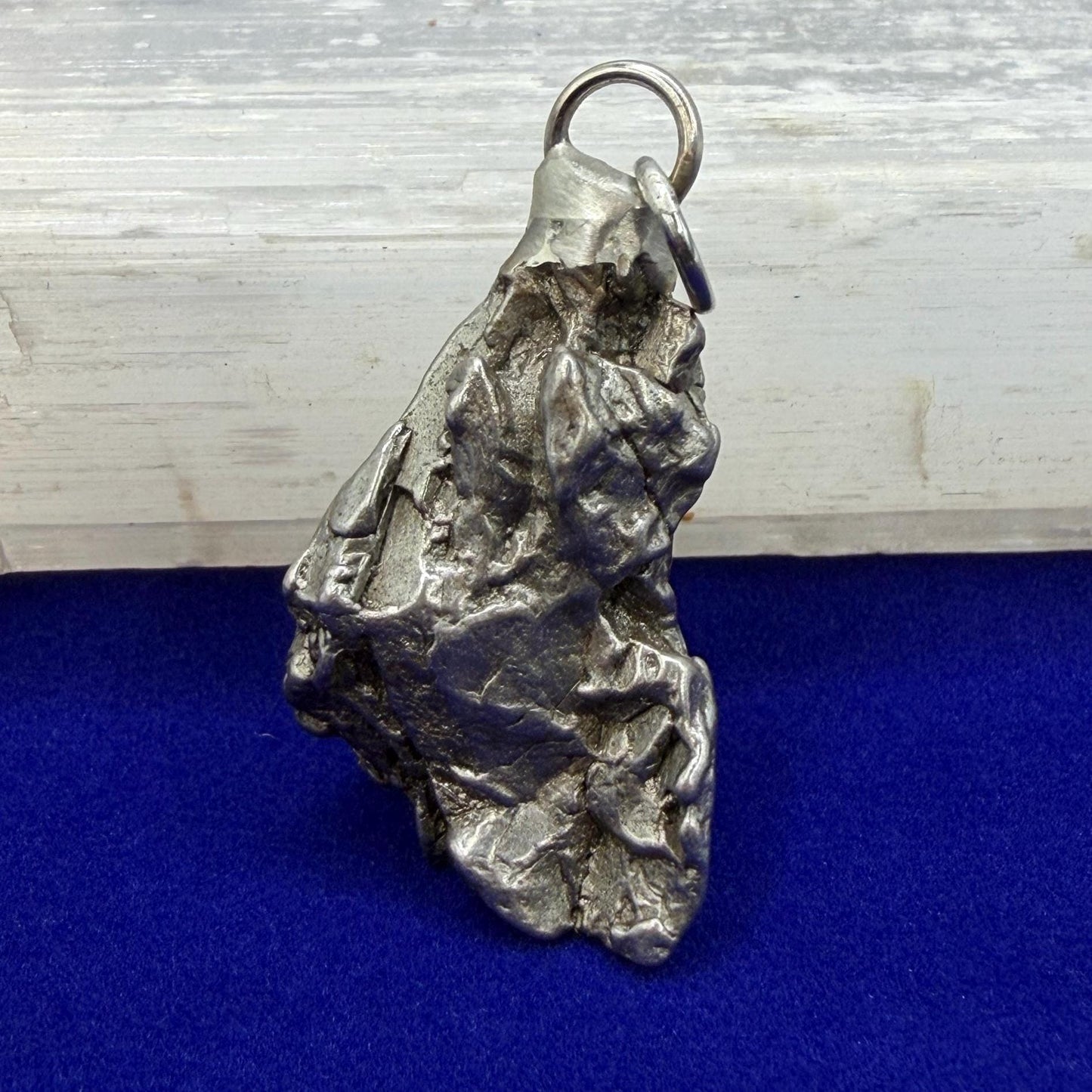 Campo del Cielo Meteorite Pendant: Authentic Iron Meteorite Jewelry, 18.14g