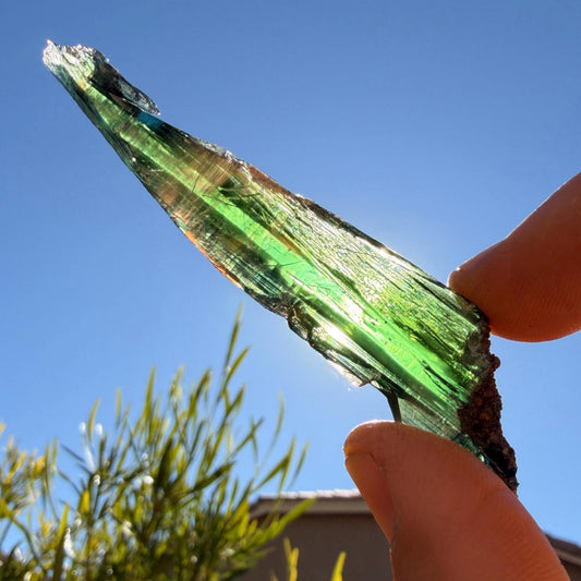 Rare Brazilian Vivianite Crystal: Reiki Energy Stone, Collector's Gem, 13.21g/66.05ct