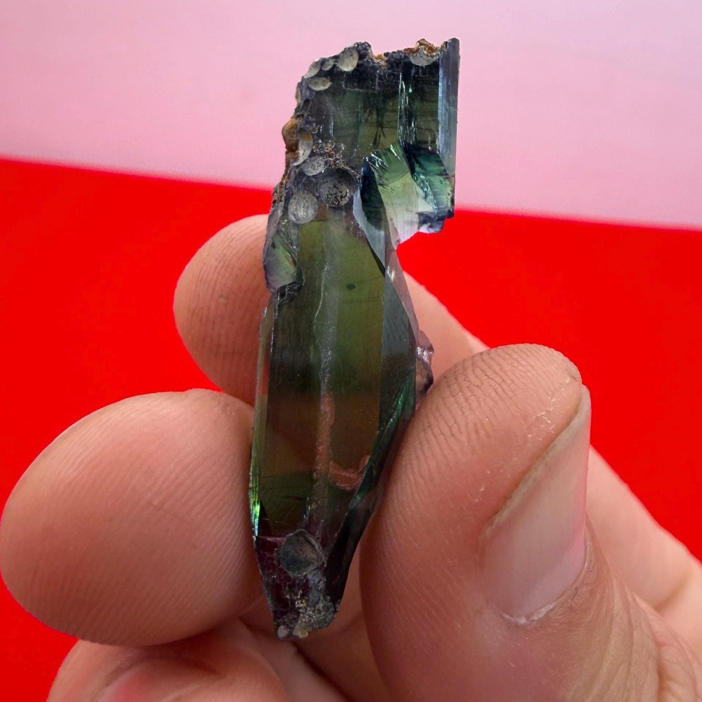 Rare Brazilian Vivianite Crystal: Reiki Energy Stone, Collector's Gem, 3.81g/19.05ct