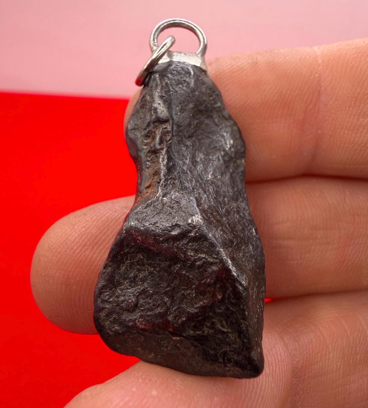 Canyon Diablo Iron Meteorite Pendant: Arizona Space Gift, 17.54 grams