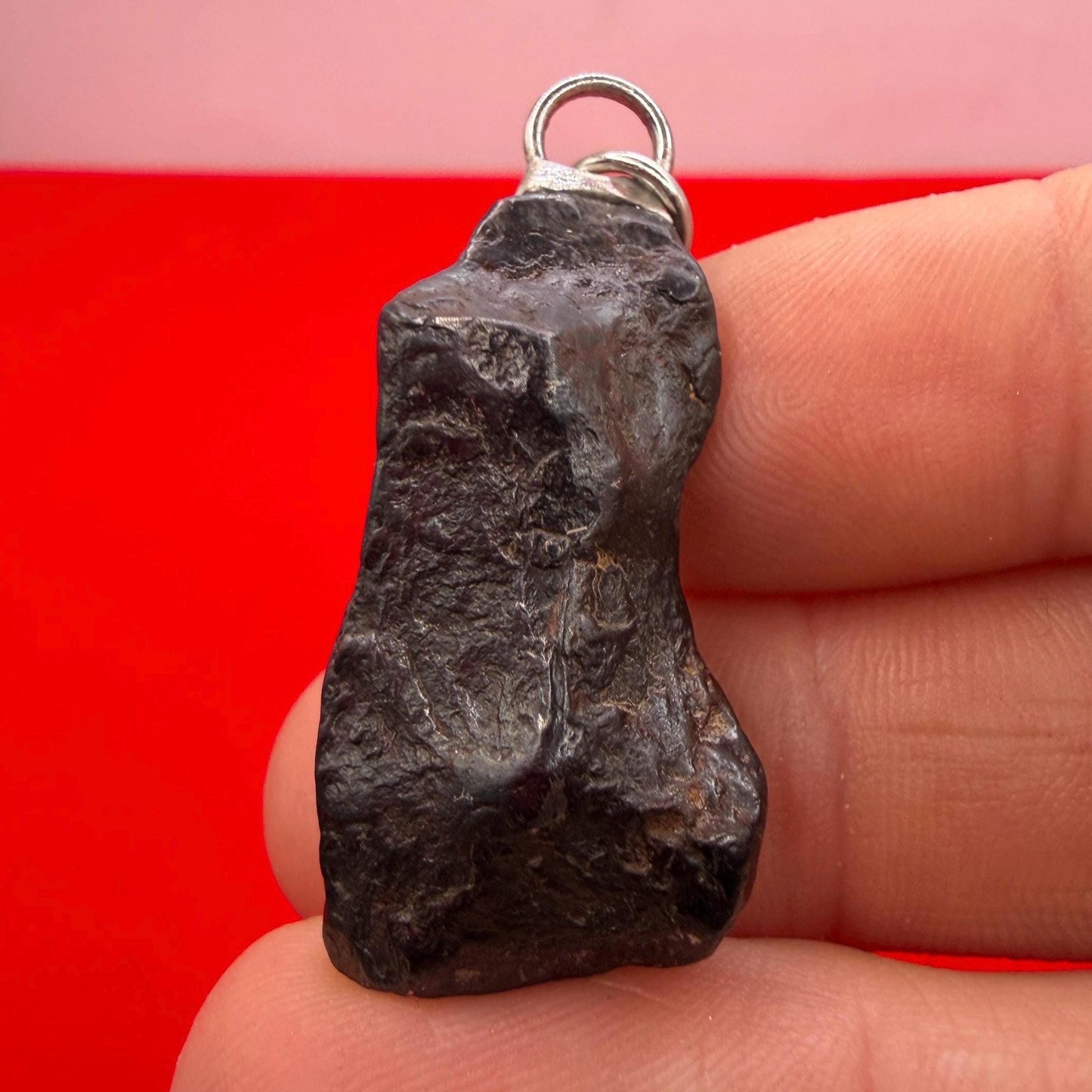 Canyon Diablo Iron Meteorite Pendant: Arizona Space Gift, 17.54 grams