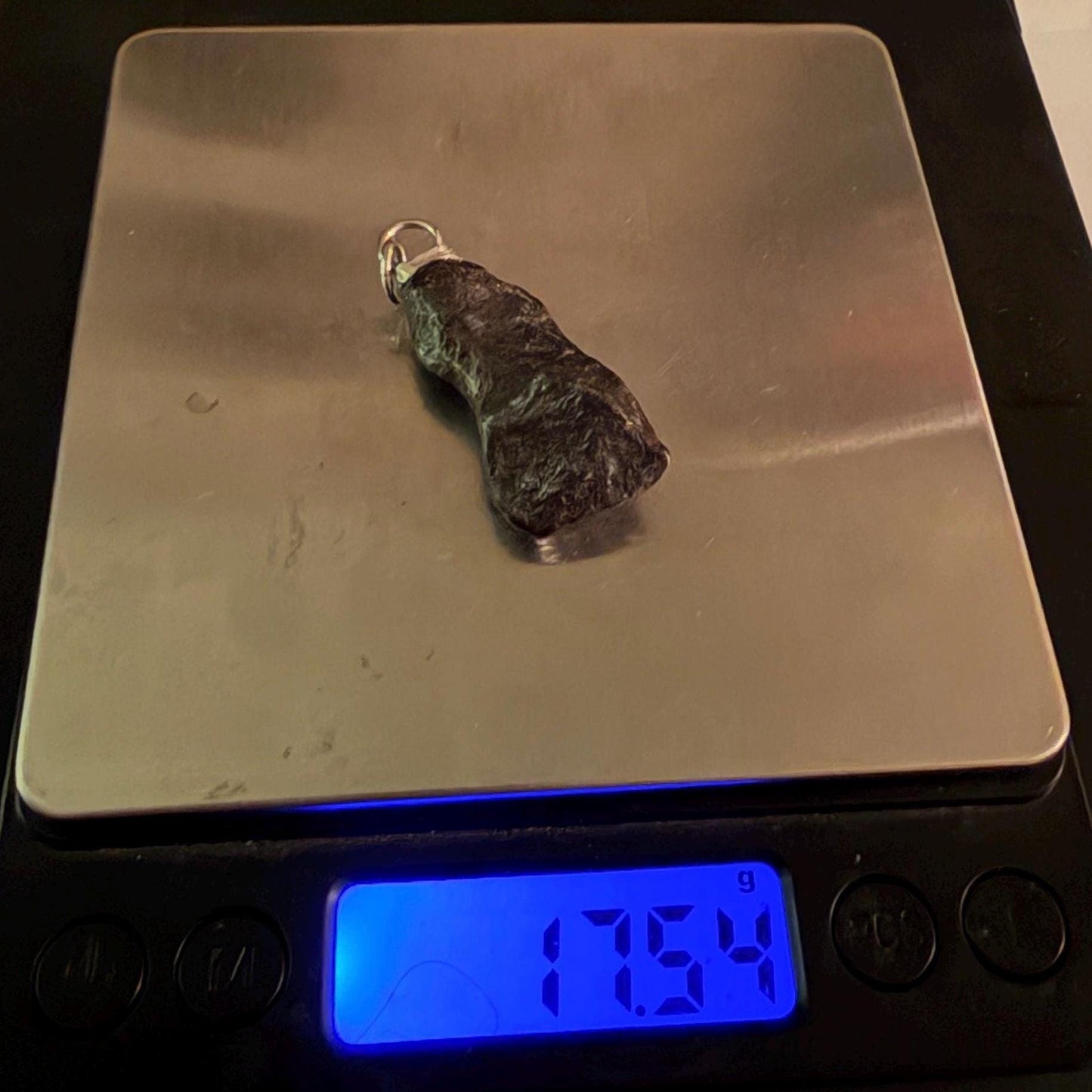 Canyon Diablo Iron Meteorite Pendant: Arizona Space Gift, 17.54 grams