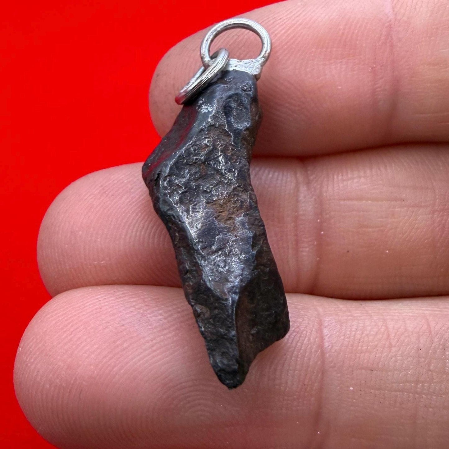 Canyon Diablo Iron Meteorite Pendant: Arizona Space Gift, 7.82 grams