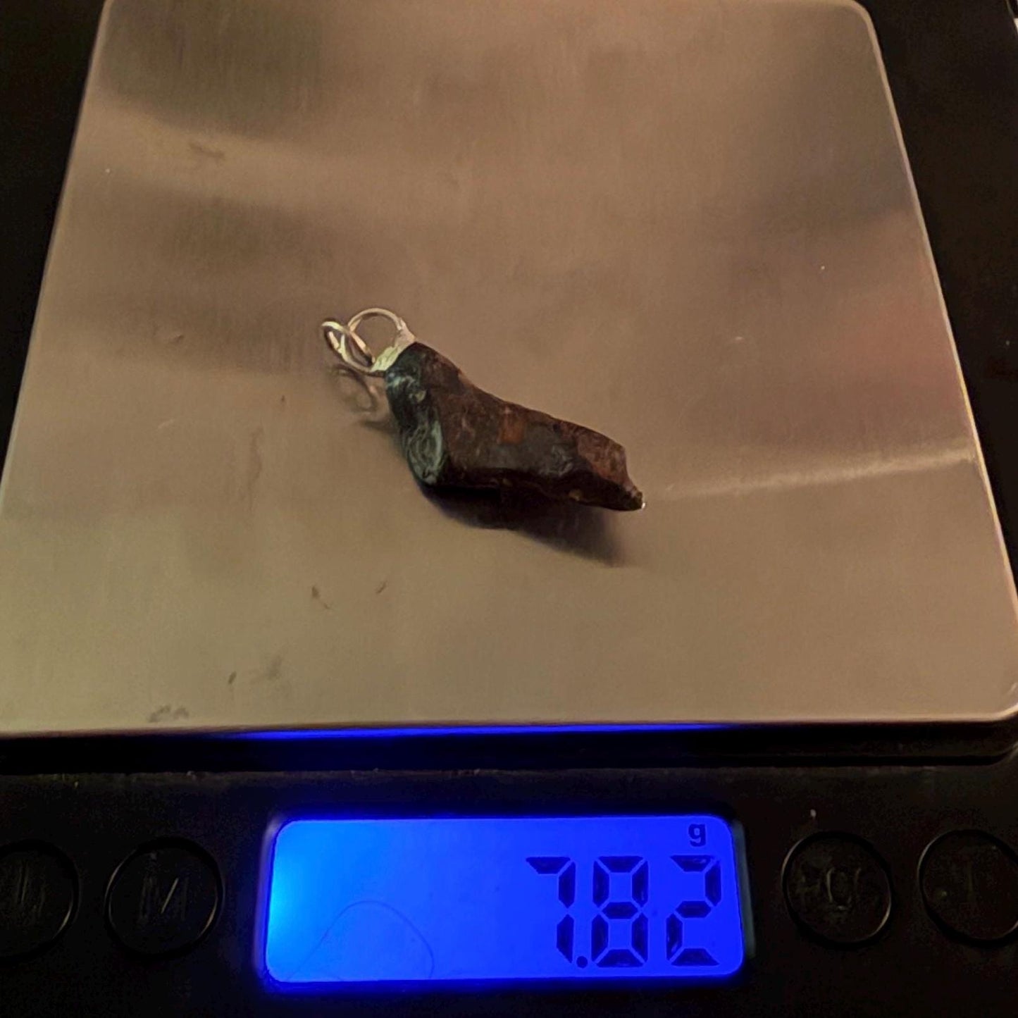 Canyon Diablo Iron Meteorite Pendant: Arizona Space Gift, 7.82 grams