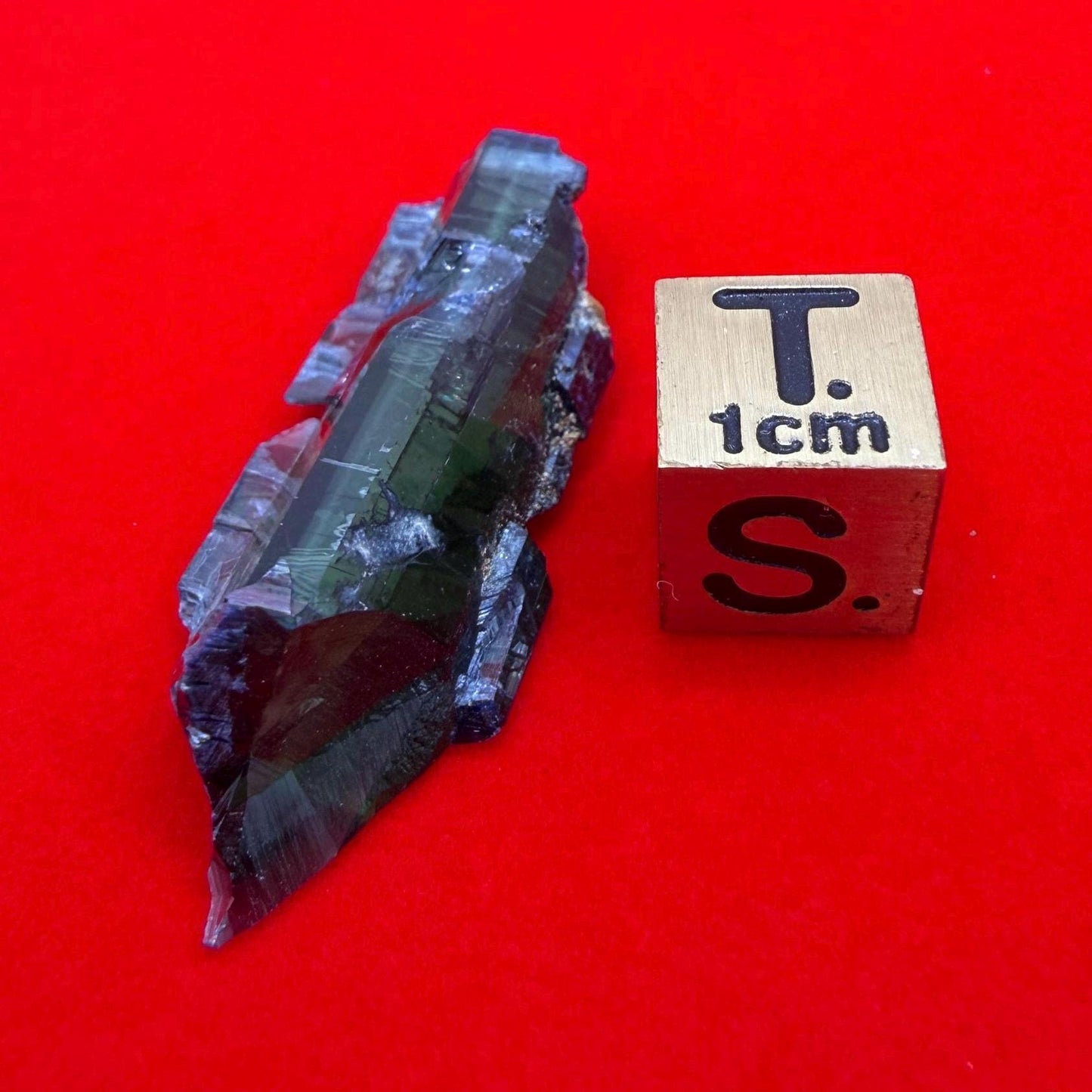 Rare Brazilian Vivianite Crystal: Reiki Energy Stone, Collector's Gem, 4.61g/23.05ct