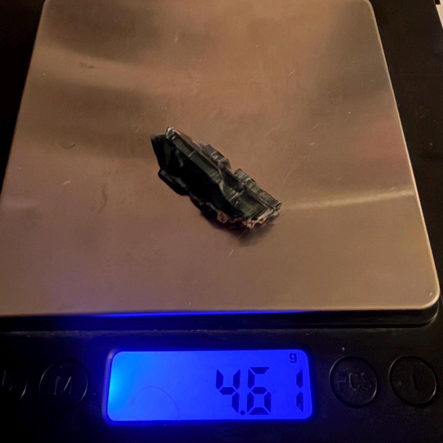 Rare Brazilian Vivianite Crystal: Reiki Energy Stone, Collector's Gem, 4.61g/23.05ct