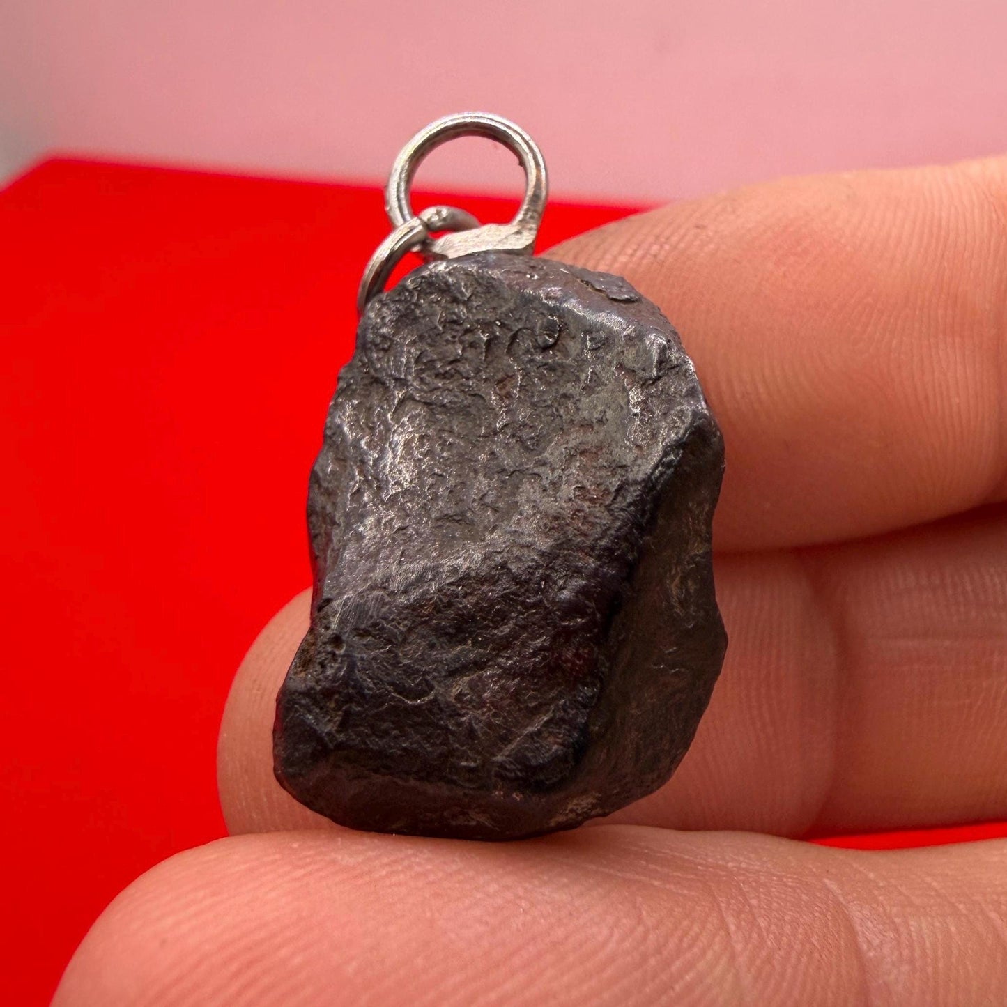 Canyon Diablo Iron Meteorite Pendant: Arizona Space Gift, 9.37 grams