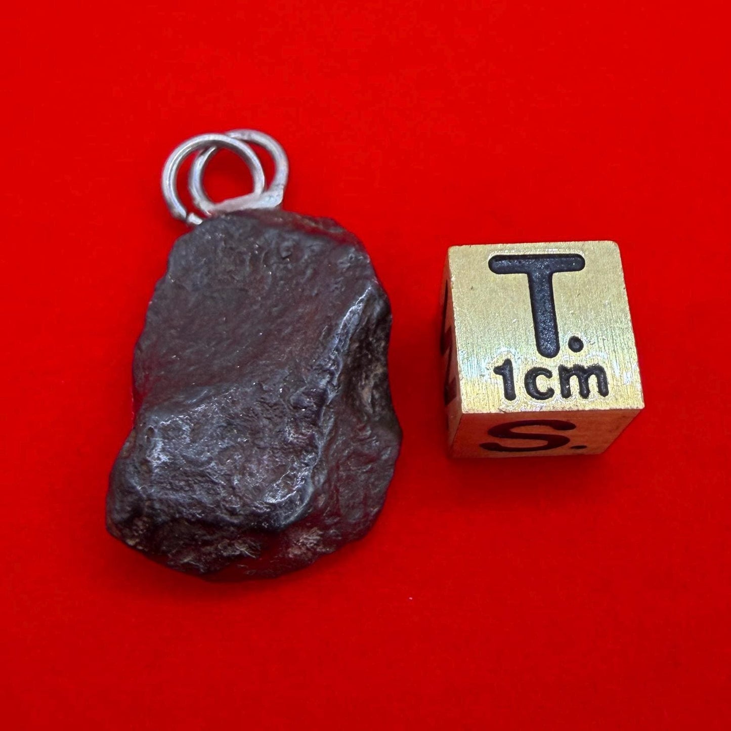 Canyon Diablo Iron Meteorite Pendant: Arizona Space Gift, 9.37 grams