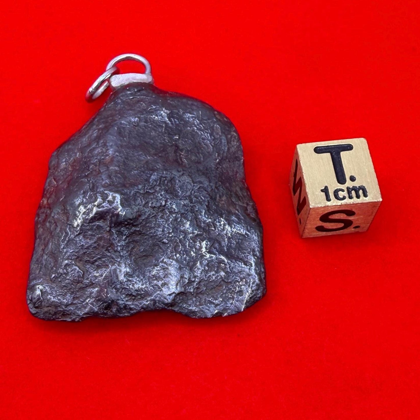 Canyon Diablo Iron Meteorite Pendant: Arizona Space Gift, 33.93 grams