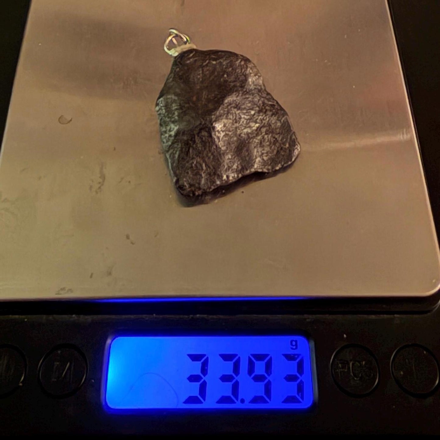 Canyon Diablo Iron Meteorite Pendant: Arizona Space Gift, 33.93 grams