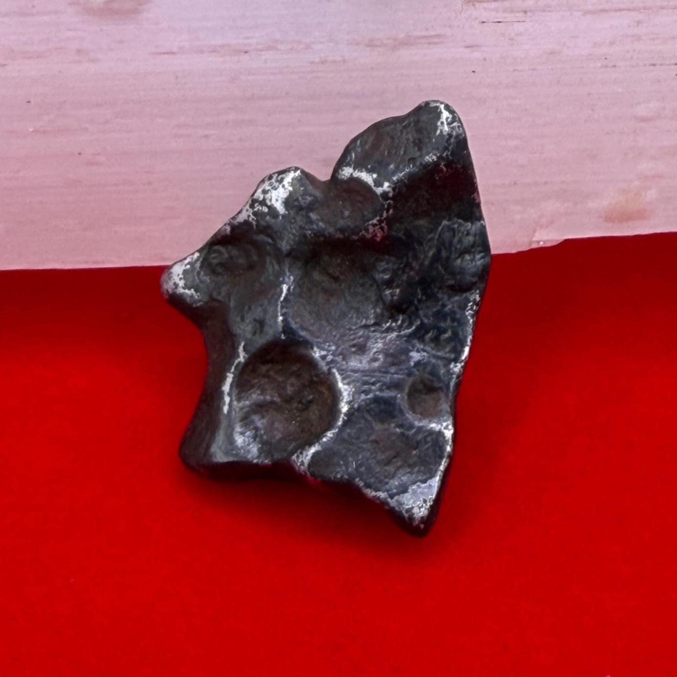 Agoudal Iron Meteorite Specimen: Regmaglypts, IIAB Hexahedrite, 5.43 grams