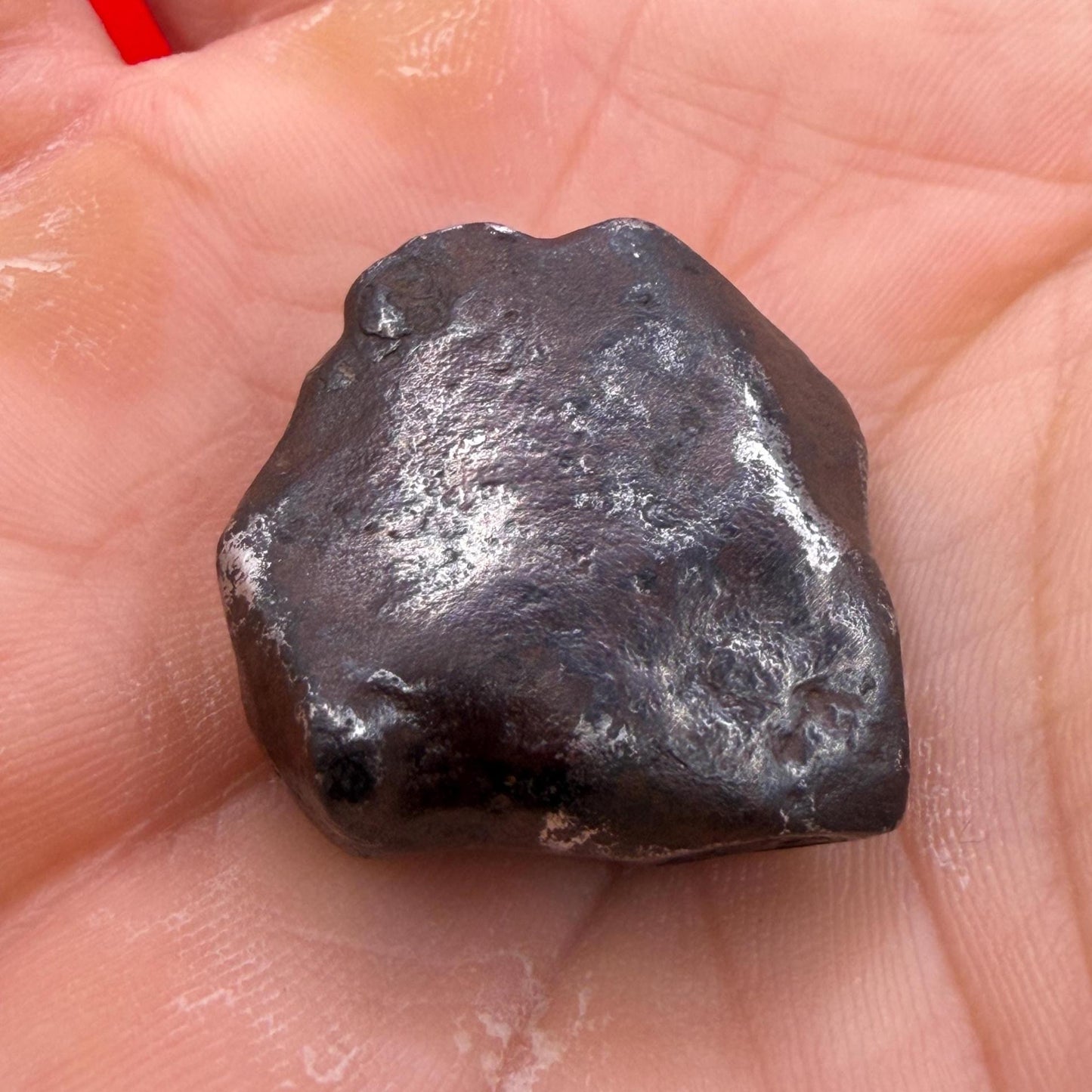 Agoudal Iron Meteorite Specimen: Authentic Meteorite, IIAB Hexahedrite, 22.28 grams