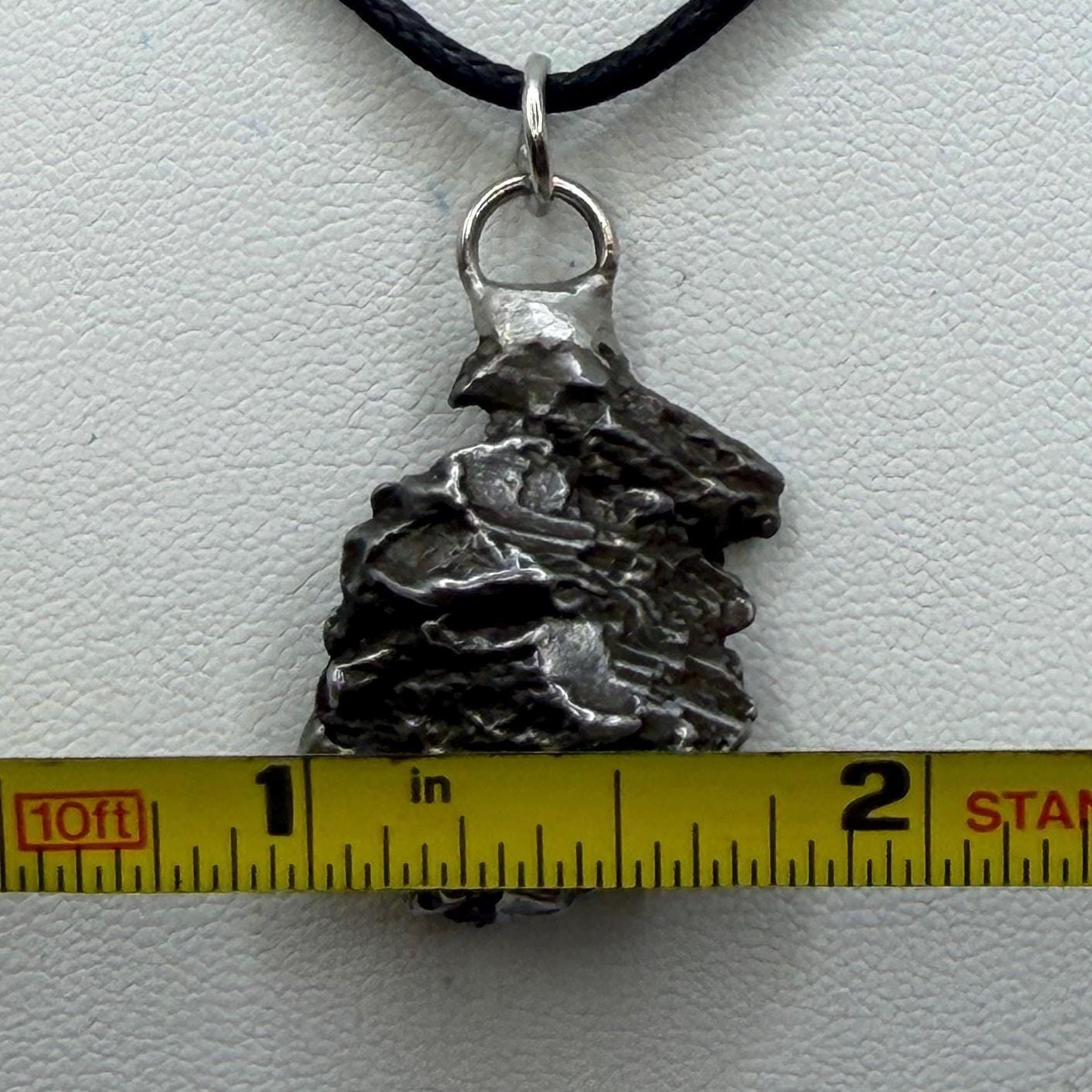 Campo del Cielo Meteorite Pendant: Authentic Iron Meteorite, Space Gift, 13.43 grams