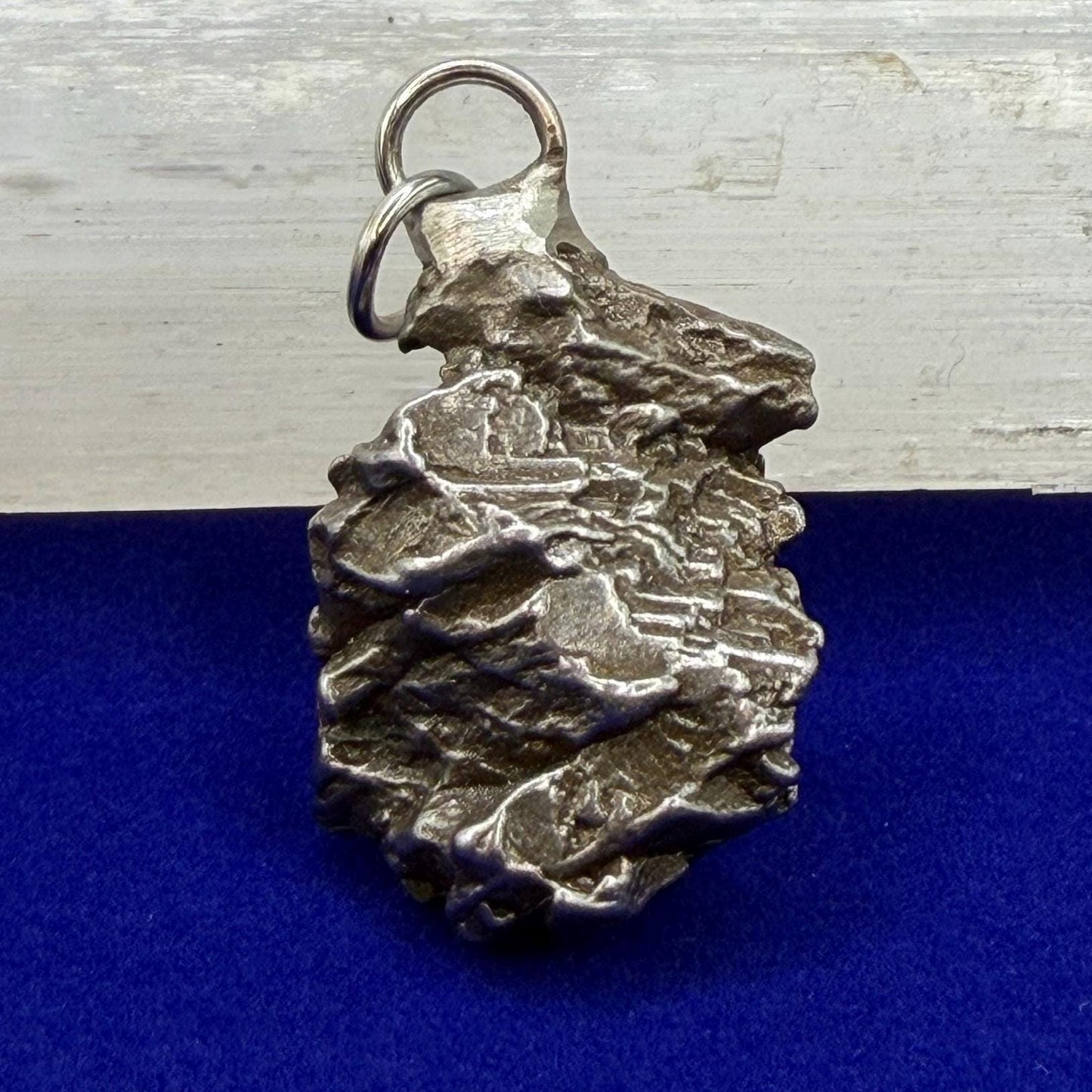 Campo del Cielo Meteorite Pendant: Authentic Iron Meteorite, Space Gift, 13.43 grams