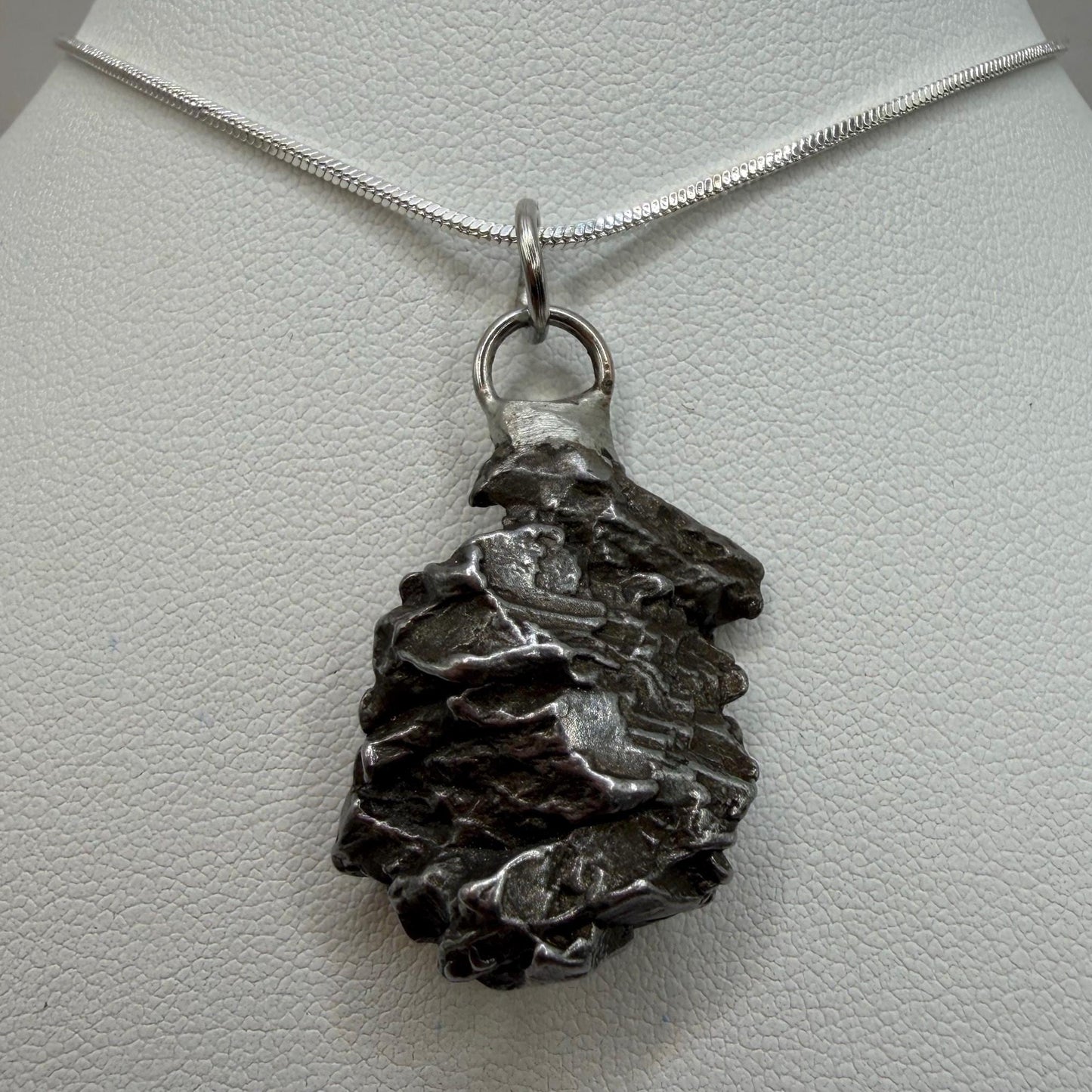 Campo del Cielo Meteorite Pendant: Authentic Iron Meteorite, Space Gift, 13.43 grams