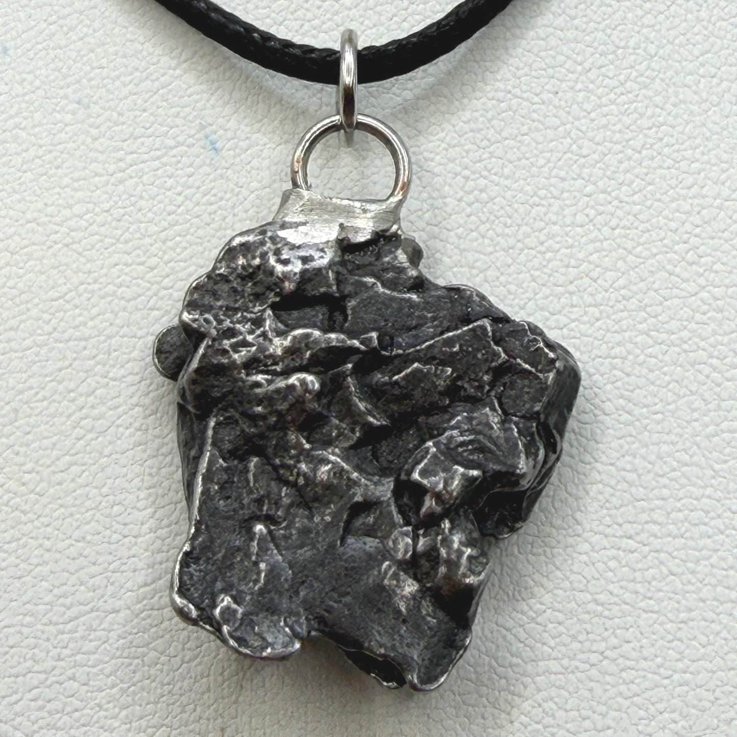 Campo del Cielo Meteorite Pendant: Authentic Iron Meteorite, Space Gift, 13.64 grams