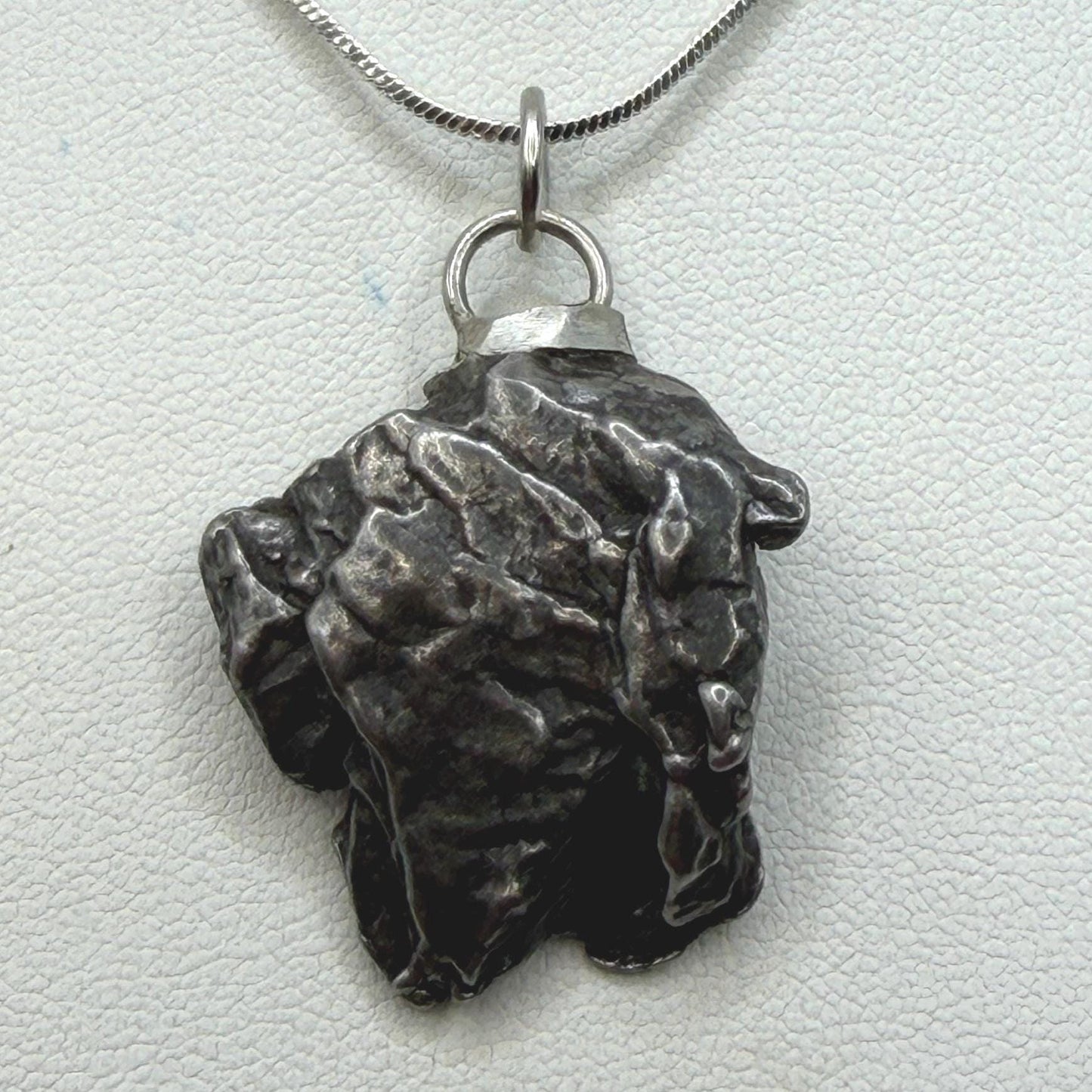 Campo del Cielo Meteorite Pendant: Authentic Iron Meteorite, Space Gift, 13.64 grams