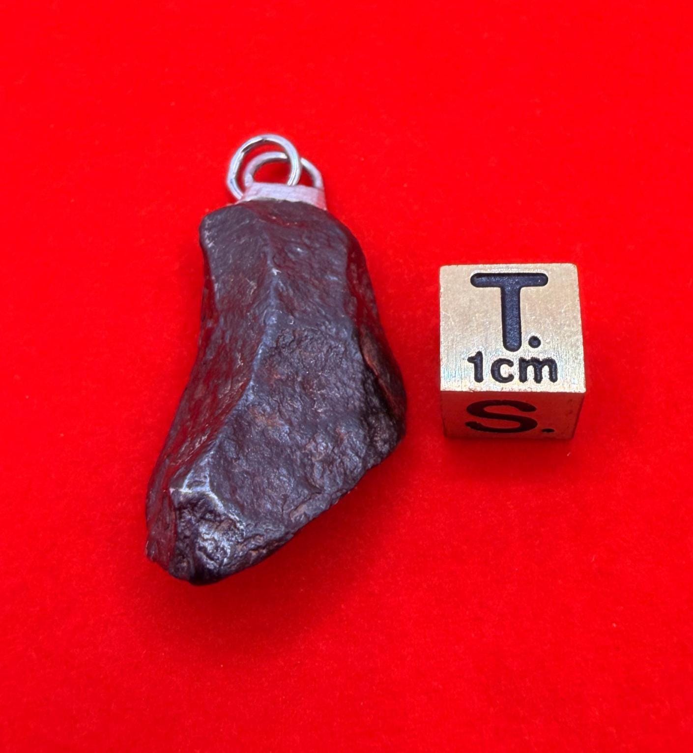 Canyon Diablo Iron Meteorite Pendant: Arizona Space Gift, 18.63g