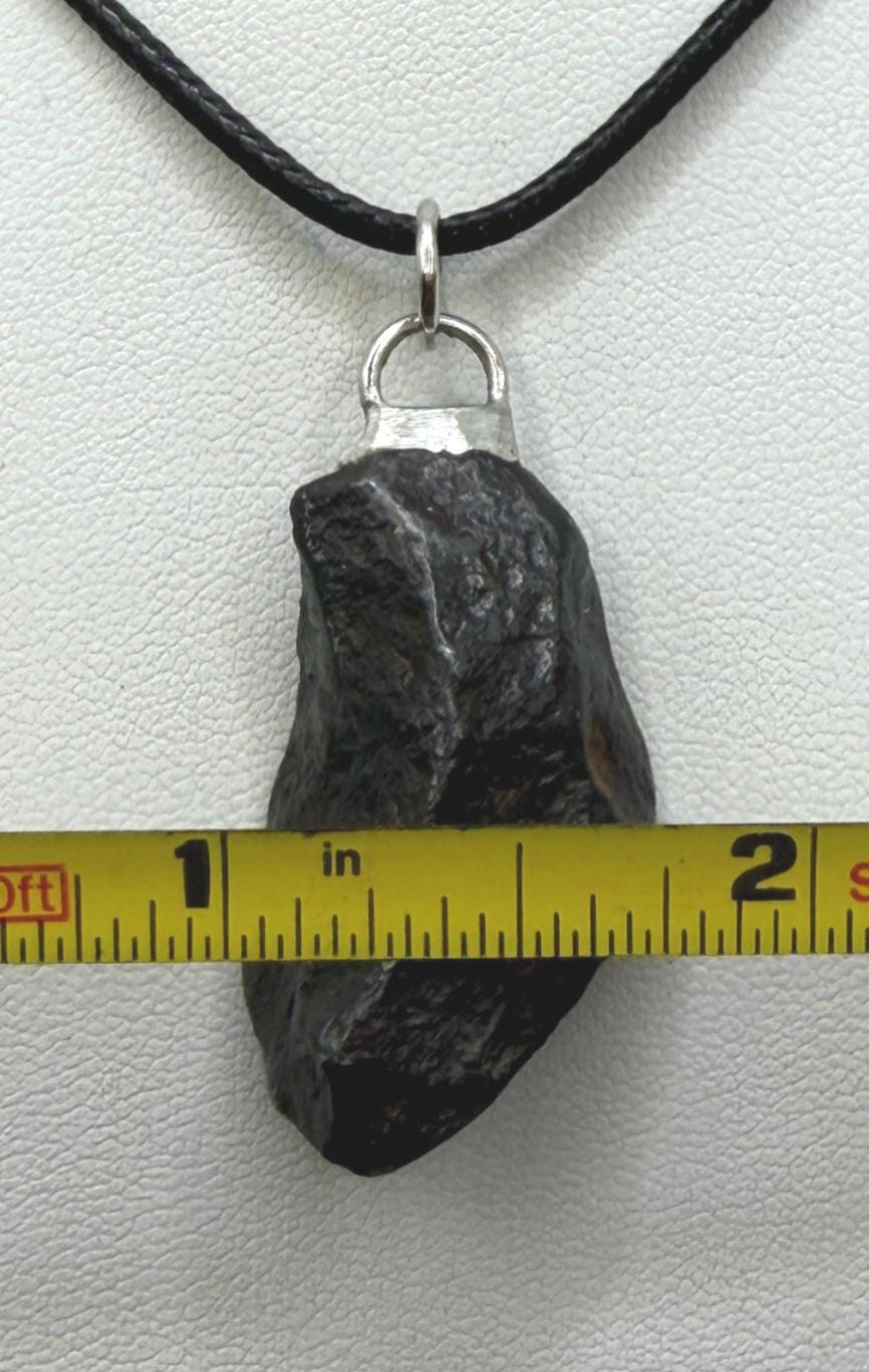 Canyon Diablo Iron Meteorite Pendant: Arizona Space Gift, 18.63g