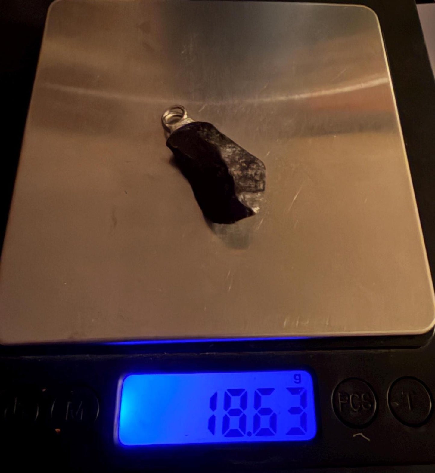 Canyon Diablo Iron Meteorite Pendant: Arizona Space Gift, 18.63g