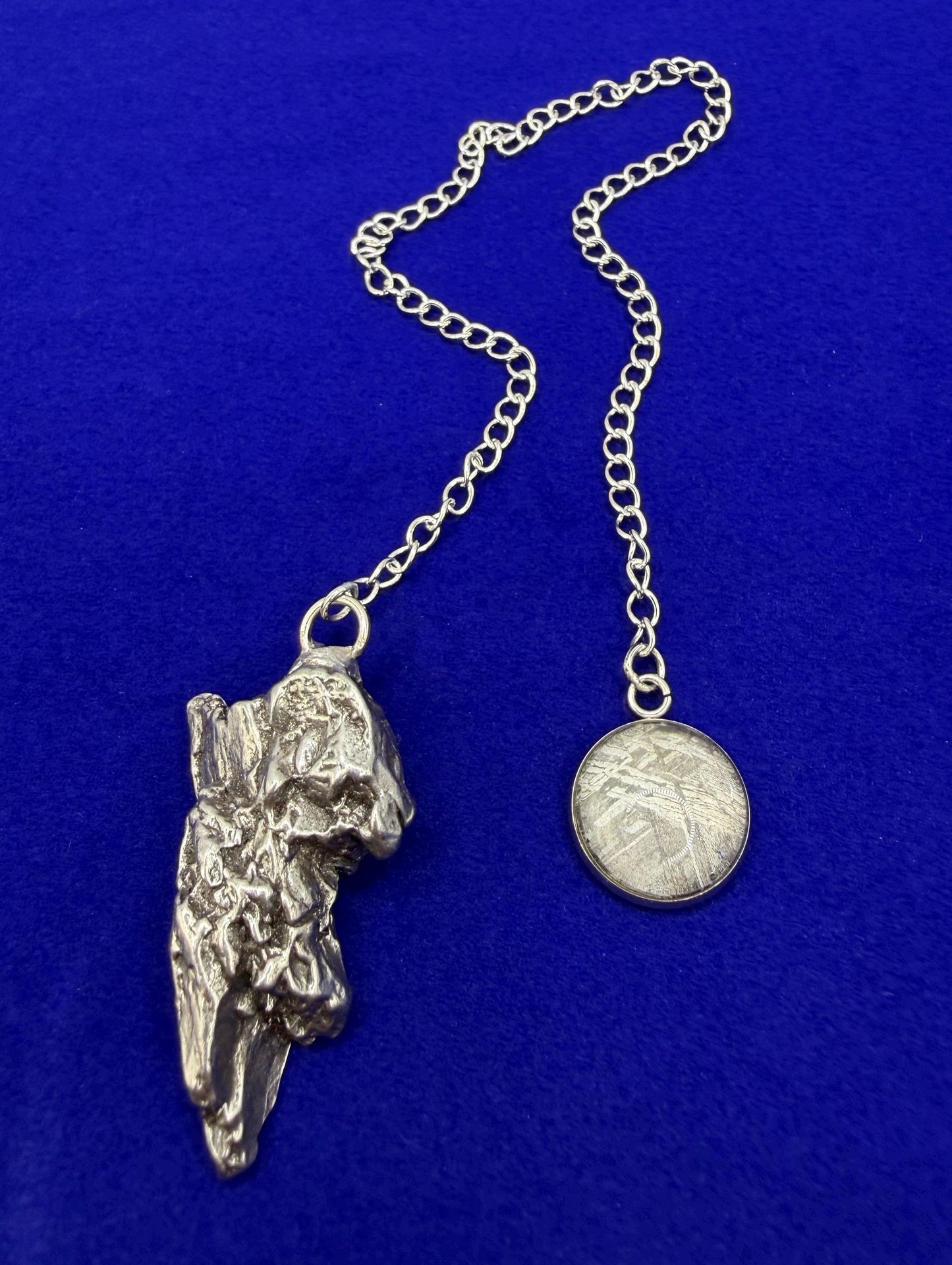 Campo del Cielo Meteorite Pendulum, Rare Cosmic Divination Tool, Crystal Healing Gift, 24.22g