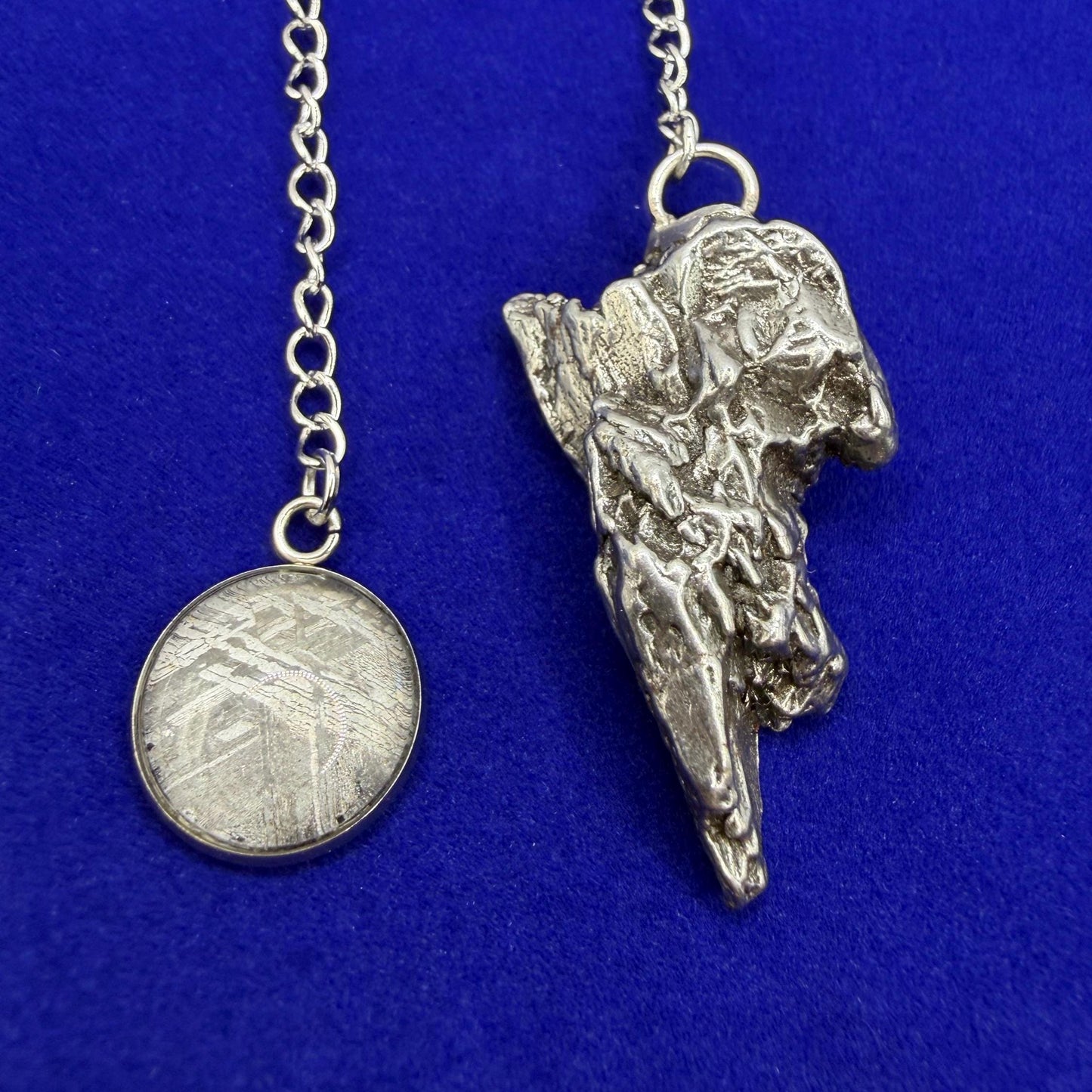 Campo del Cielo Meteorite Pendulum, Rare Cosmic Divination Tool, Crystal Healing Gift, 24.22g