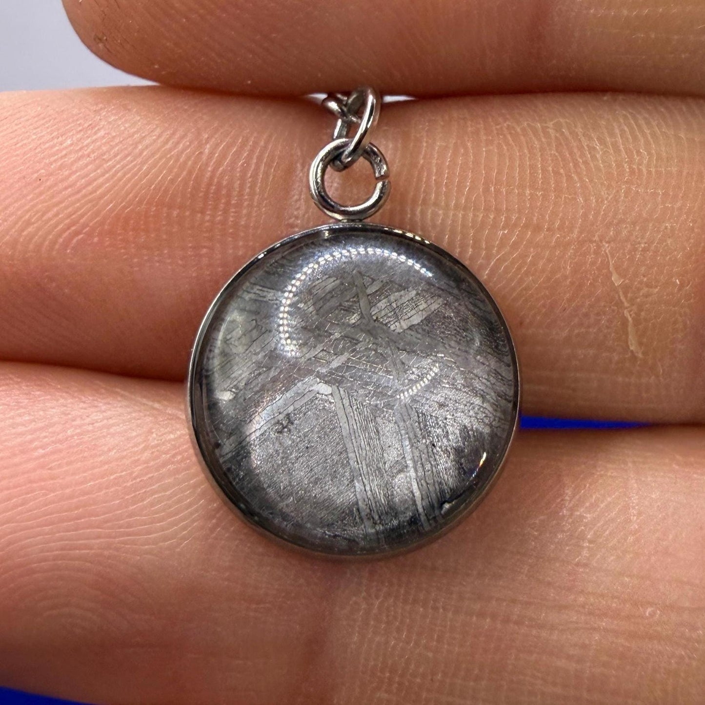 Campo del Cielo Meteorite Pendulum, Rare Cosmic Divination Tool, Crystal Healing Gift, 24.22g