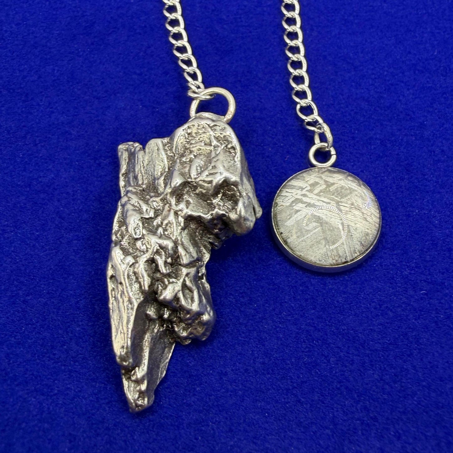 Campo del Cielo Meteorite Pendulum, Rare Cosmic Divination Tool, Crystal Healing Gift, 24.22g