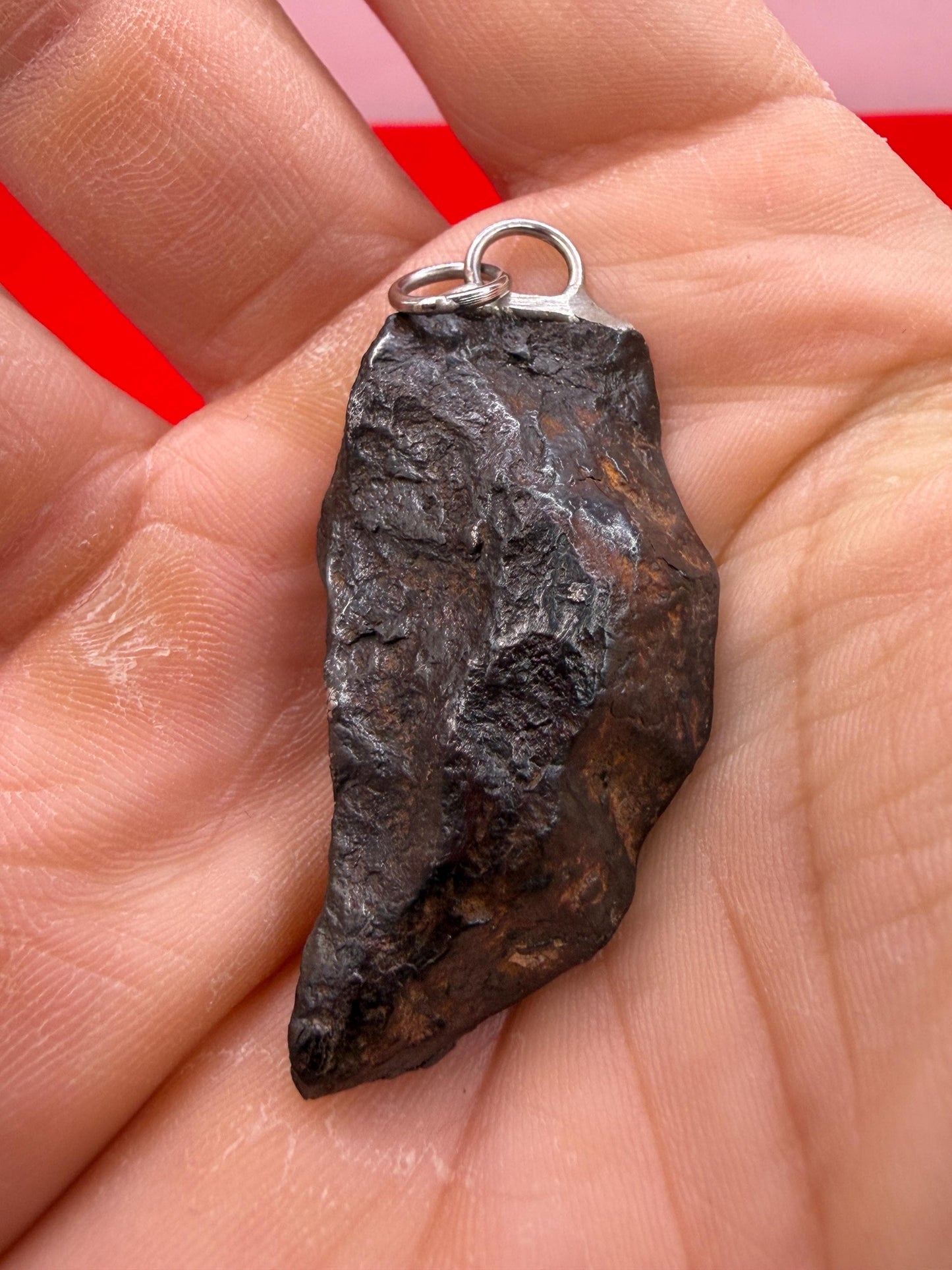 Canyon Diablo Iron Meteorite Pendant: Arizona Space Gift, 23.34 grams