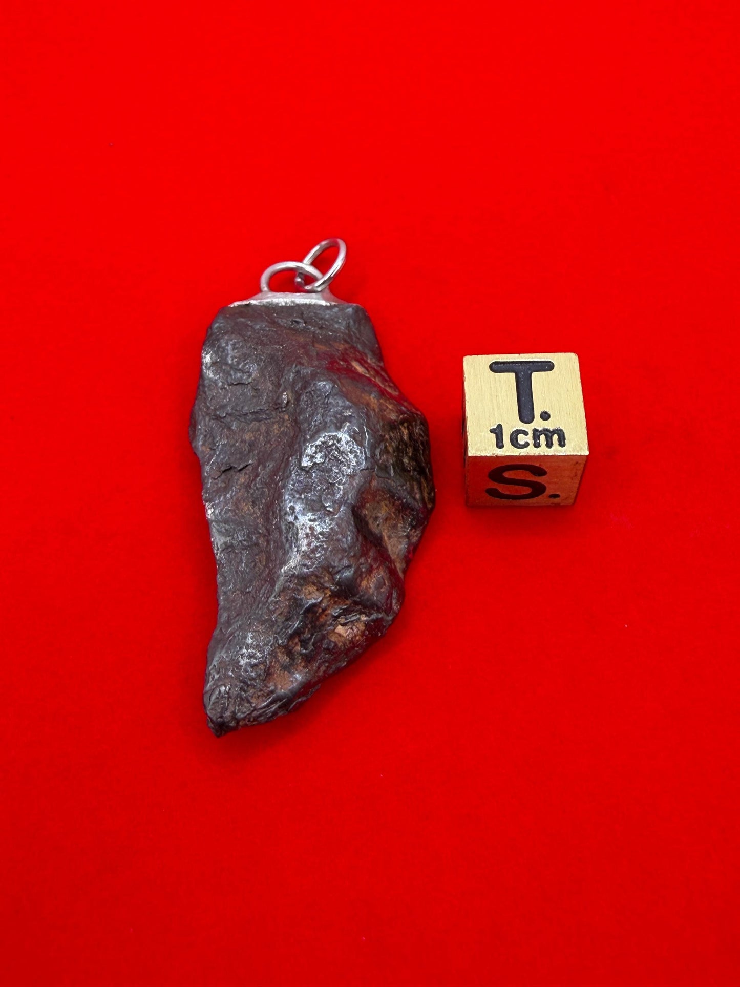 Canyon Diablo Iron Meteorite Pendant: Arizona Space Gift, 23.34 grams