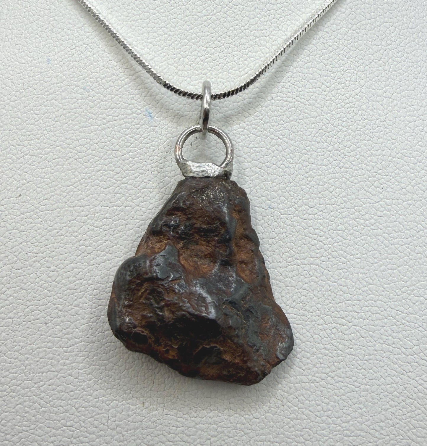 Canyon Diablo Iron Meteorite Pendant: Arizona Space Gift, 8.08 grams
