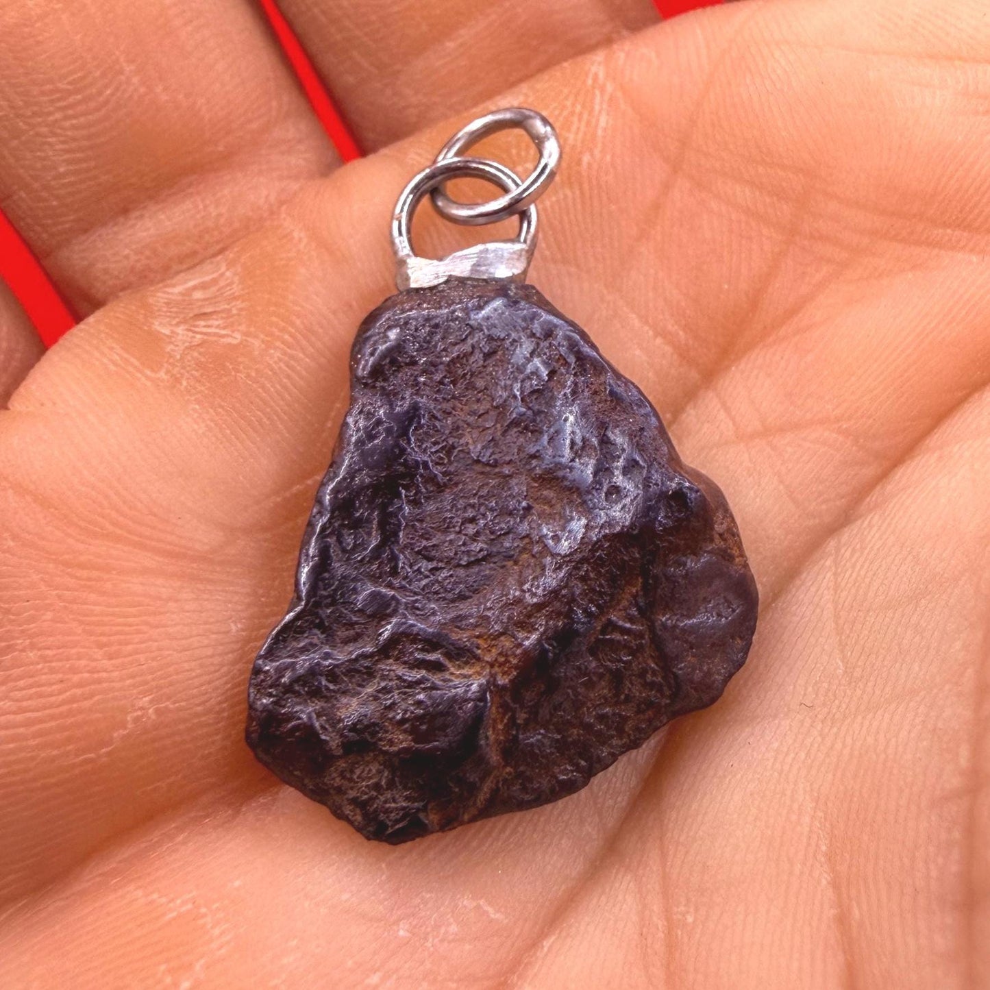 Canyon Diablo Iron Meteorite Pendant: Arizona Space Gift, 8.08 grams