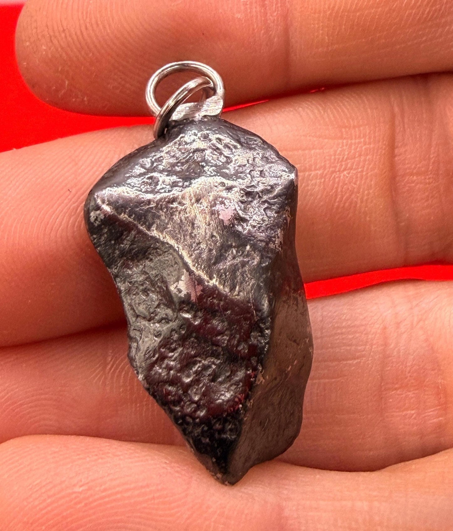 Canyon Diablo Iron Meteorite Pendant: Arizona Space Gift, 15.41 grams