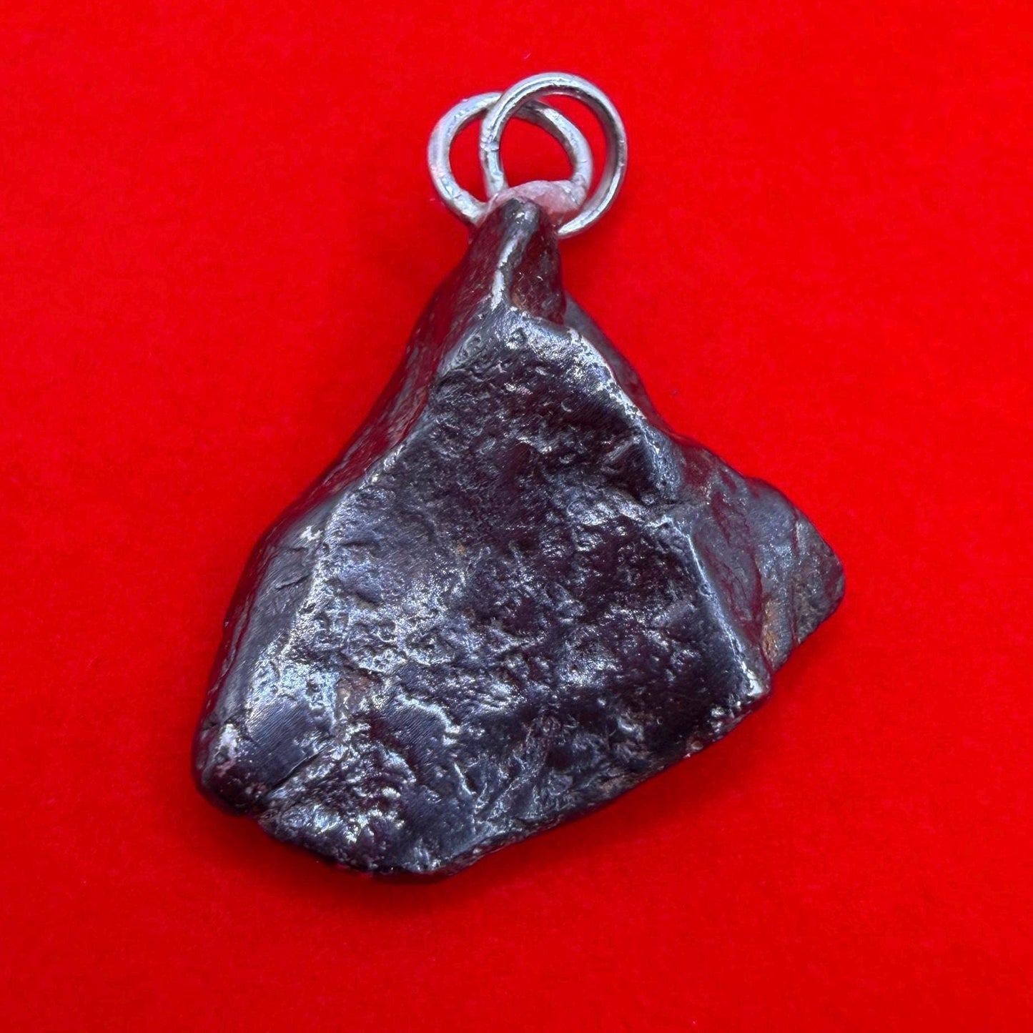 Canyon Diablo Iron Meteorite Pendant: Arizona Space Gift, 10.95 grams