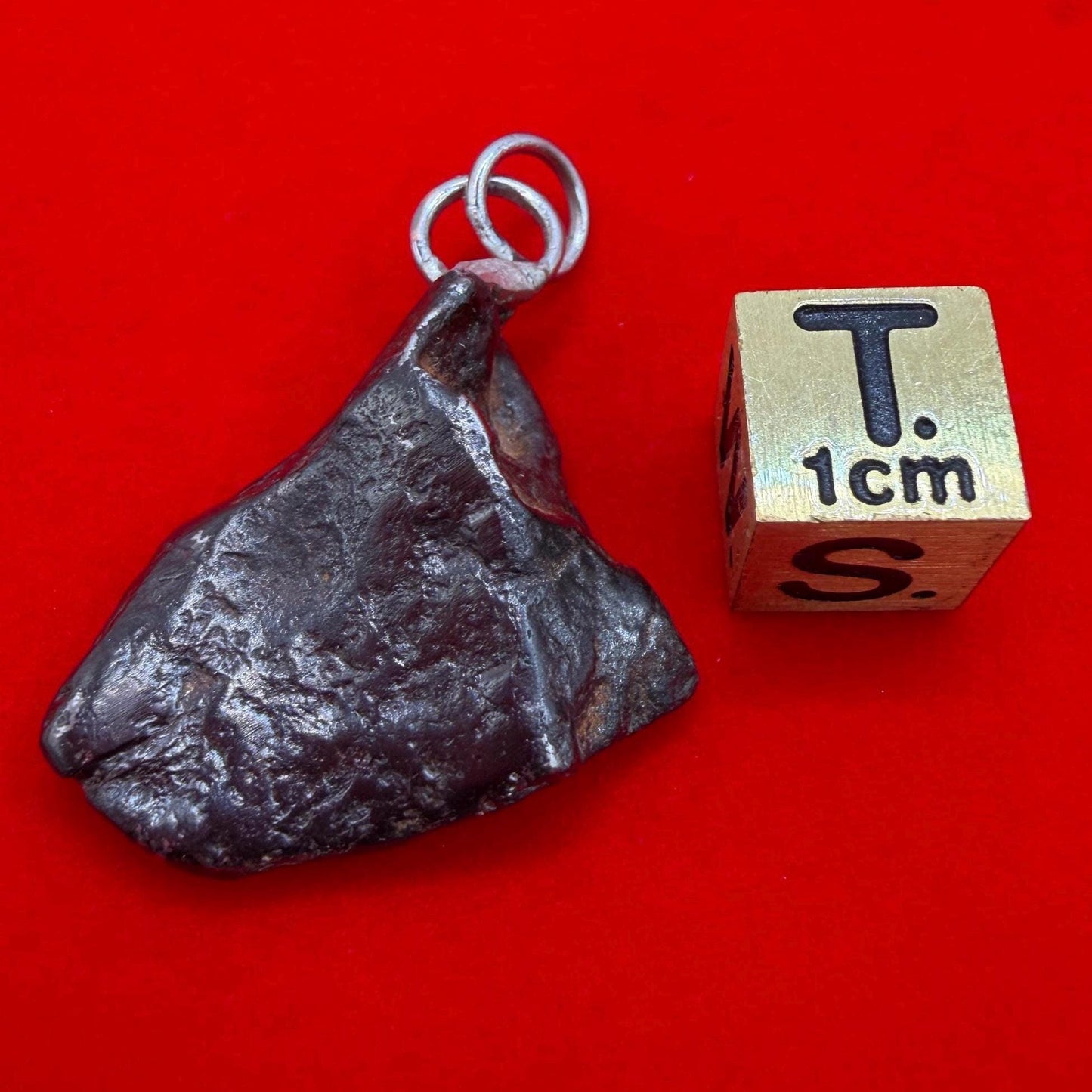 Canyon Diablo Iron Meteorite Pendant: Arizona Space Gift, 10.95 grams