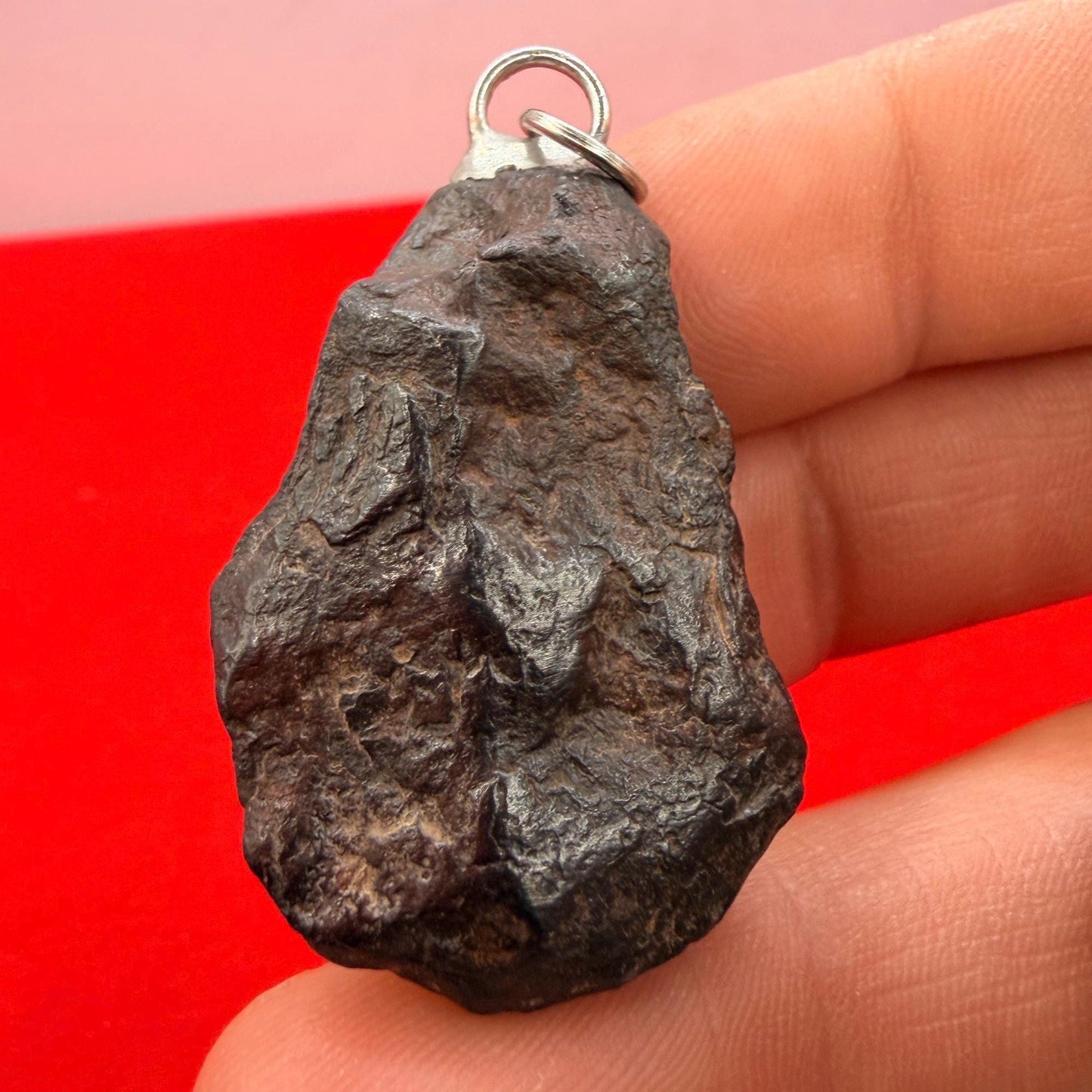 Canyon Diablo Iron Meteorite Pendant: Arizona Space Gift, 36.32 grams