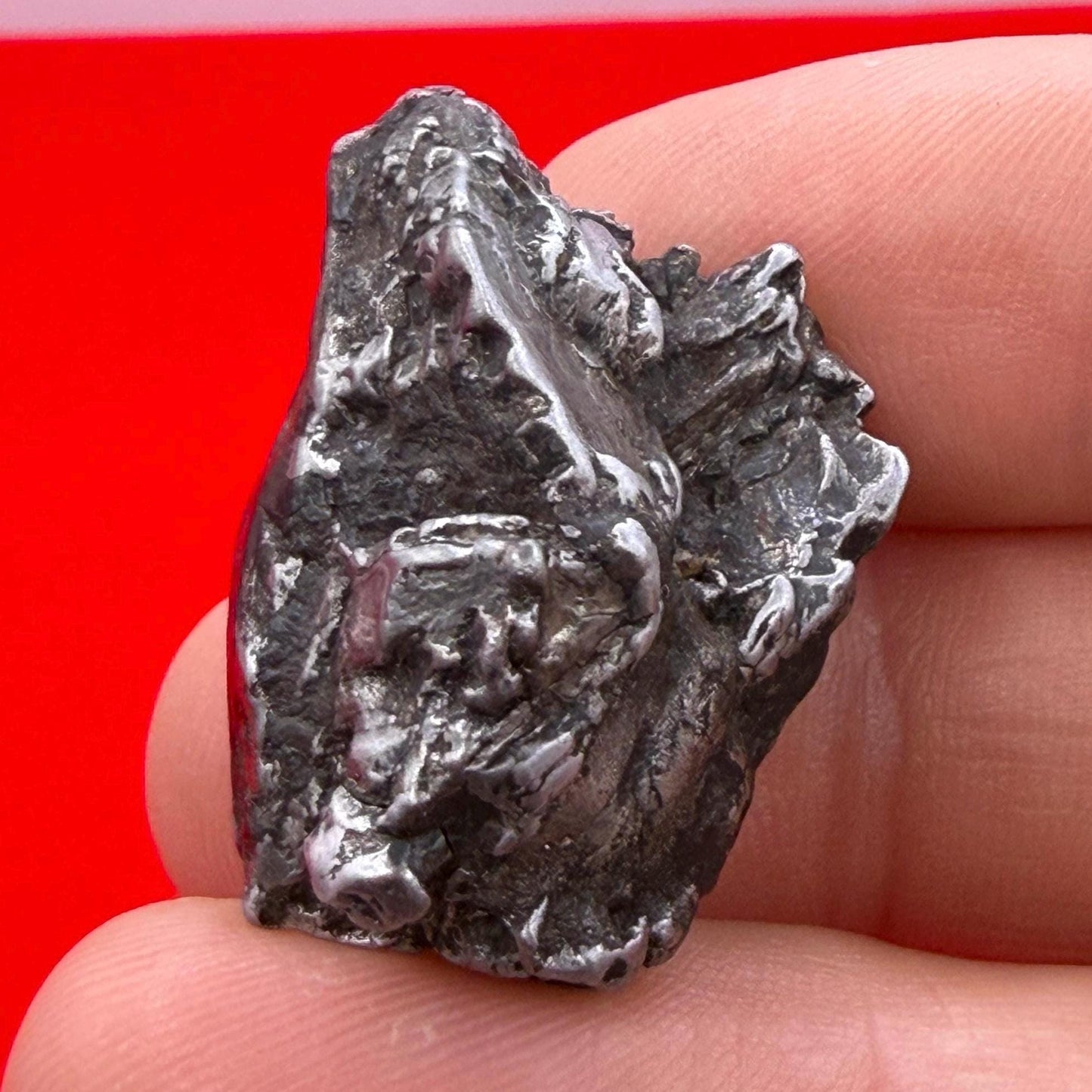 Uruacu Iron Meteorite Specimen: Space Gift, Authentic Meteorite, Brazil, 28.58 grams