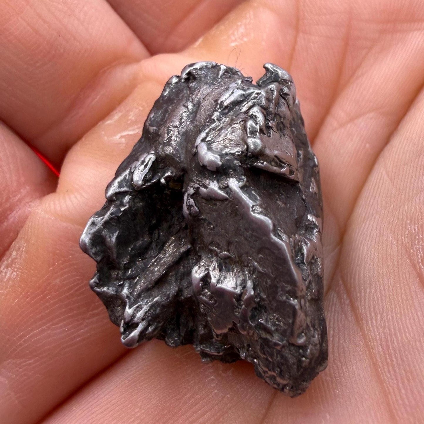 Uruacu Iron Meteorite Specimen: Space Gift, Authentic Meteorite, Brazil, 28.58 grams