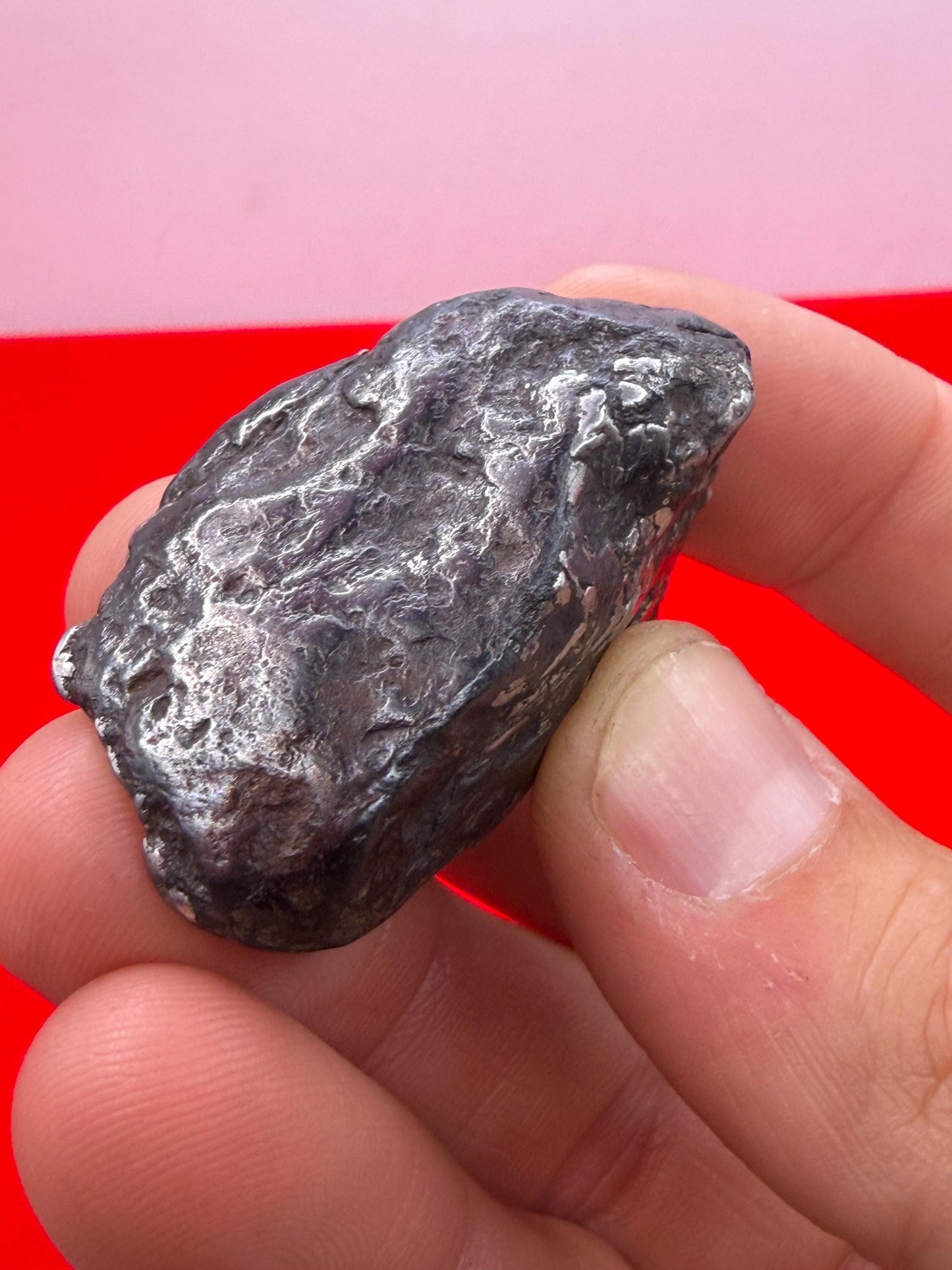 Uruacu Iron Meteorite Specimen: Space Gift, Authentic Meteorite, Brazil, 60.66 grams