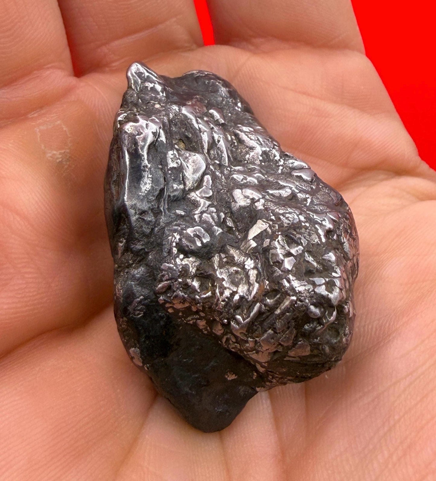 Uruacu Iron Meteorite Specimen: Space Gift, Authentic Meteorite, Brazil, 60.66 grams