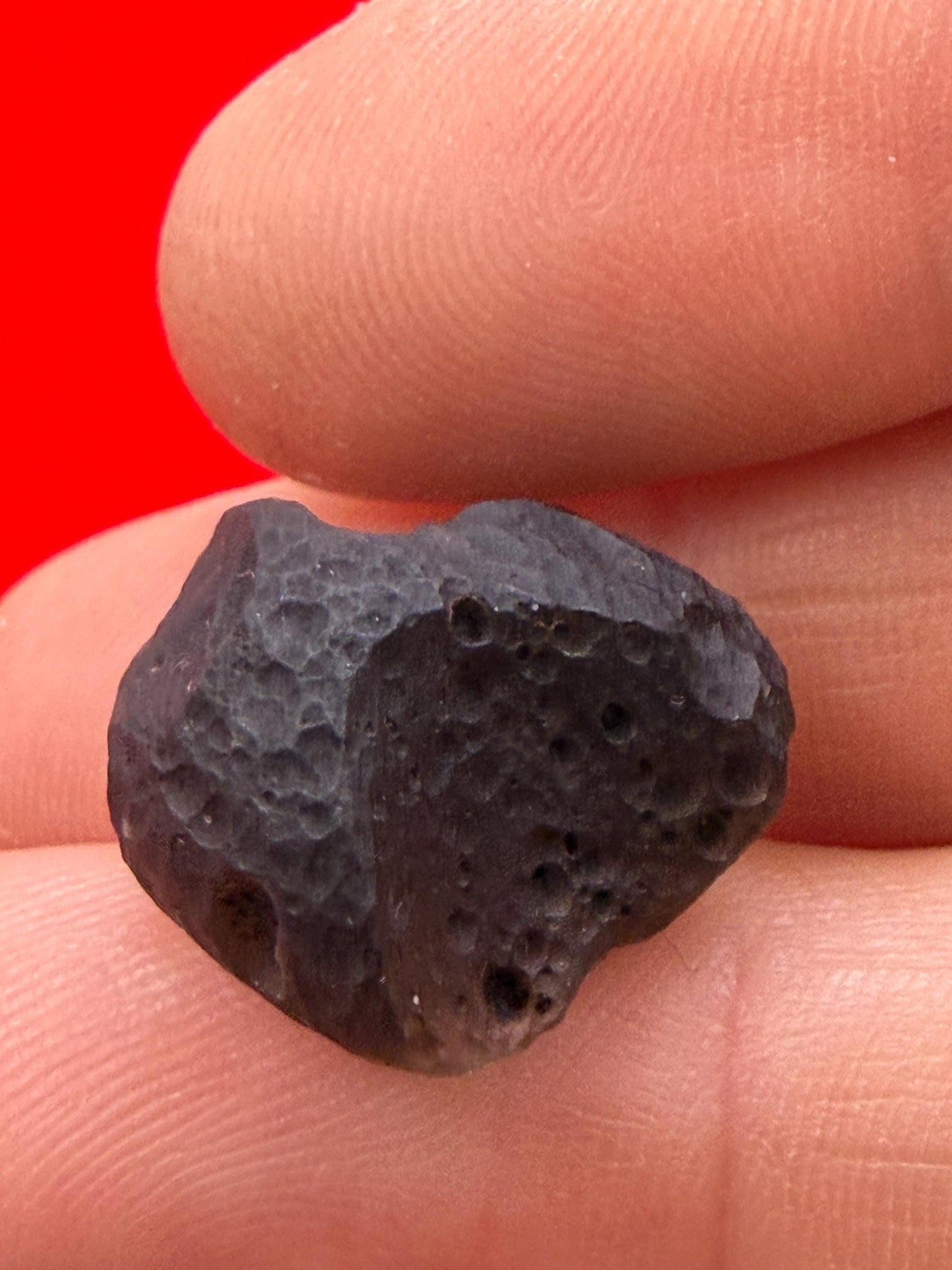 Saffordite Stone: Rare Cintamani, Arizona Tektite -4.06 Grams