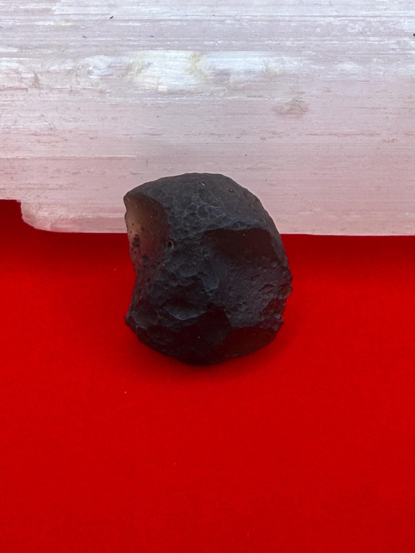 Saffordite Stone: Rare Cintamani, Arizona Tektite -4.06 Grams