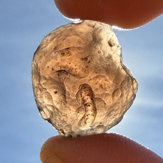 Saffordite Stone: Rare Cintamani, Arizona Tektite -4.06 Grams