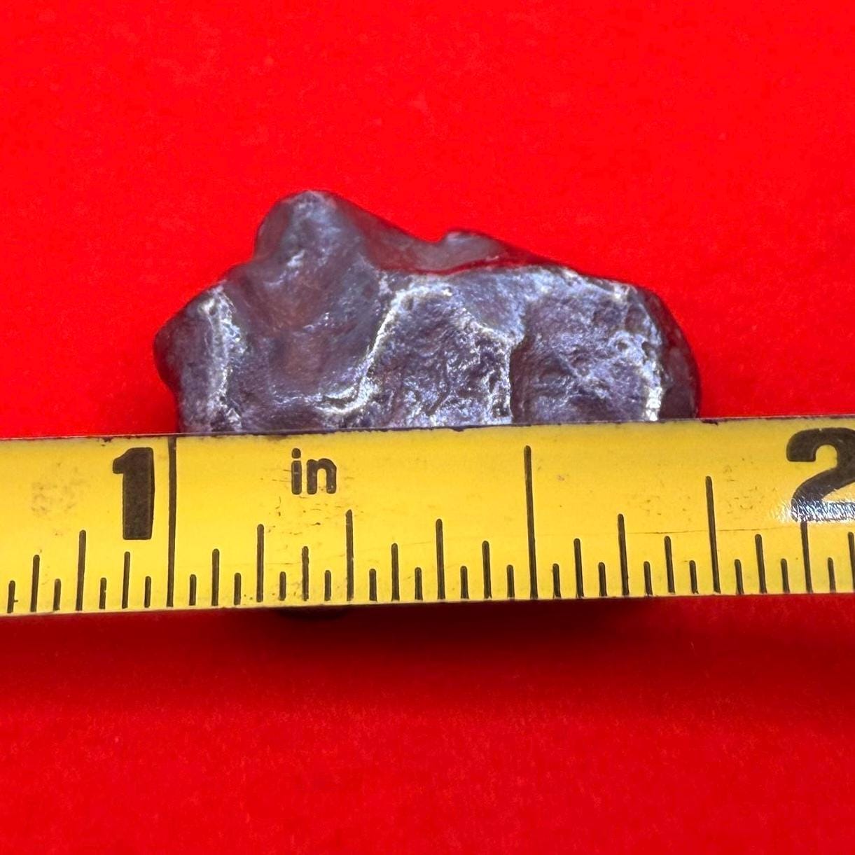 Agoudal Iron Meteorite Specimen: Authentic Meteorite, IIAB Hexahedrite, 8.09 grams