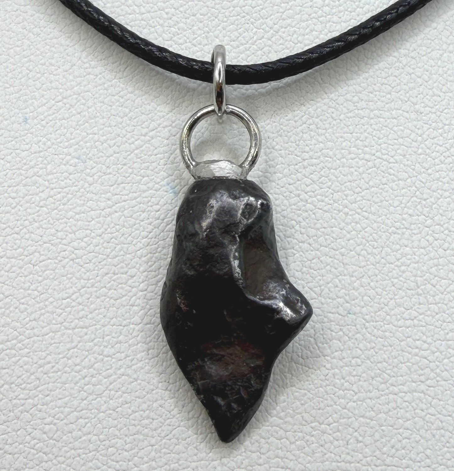 Agoudal Iron Meteorite Pendant: Handmade Astronomy Space Gift, Cosmic Pendant, 4.43 grams