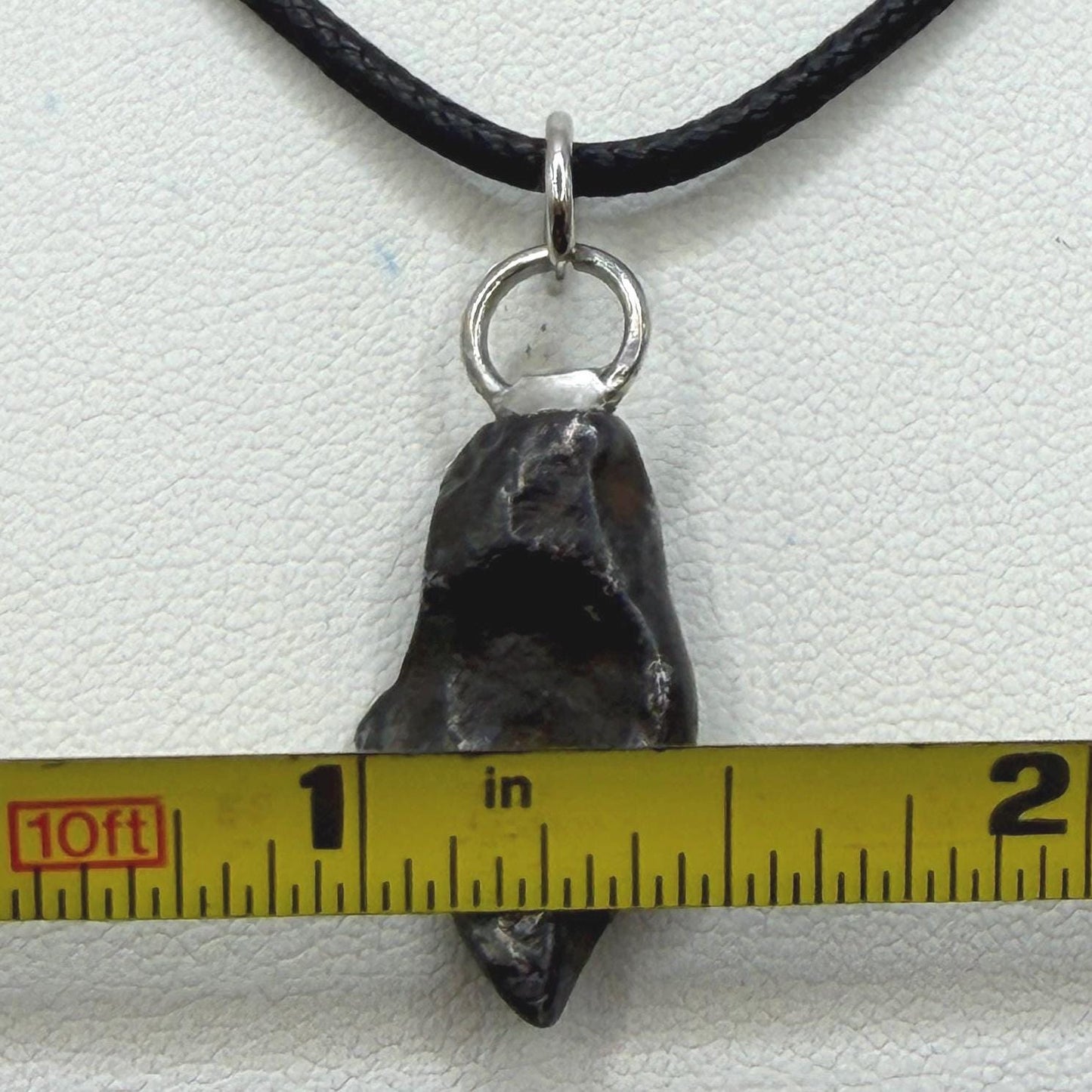 Agoudal Iron Meteorite Pendant: Handmade Astronomy Space Gift, Cosmic Pendant, 4.43 grams